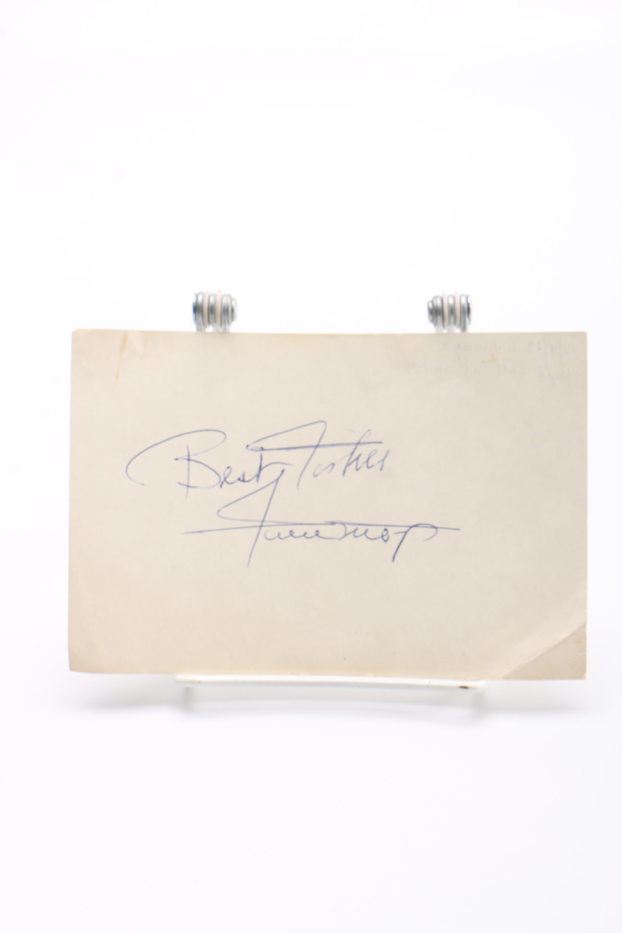 1989 Willie Mays Autograph