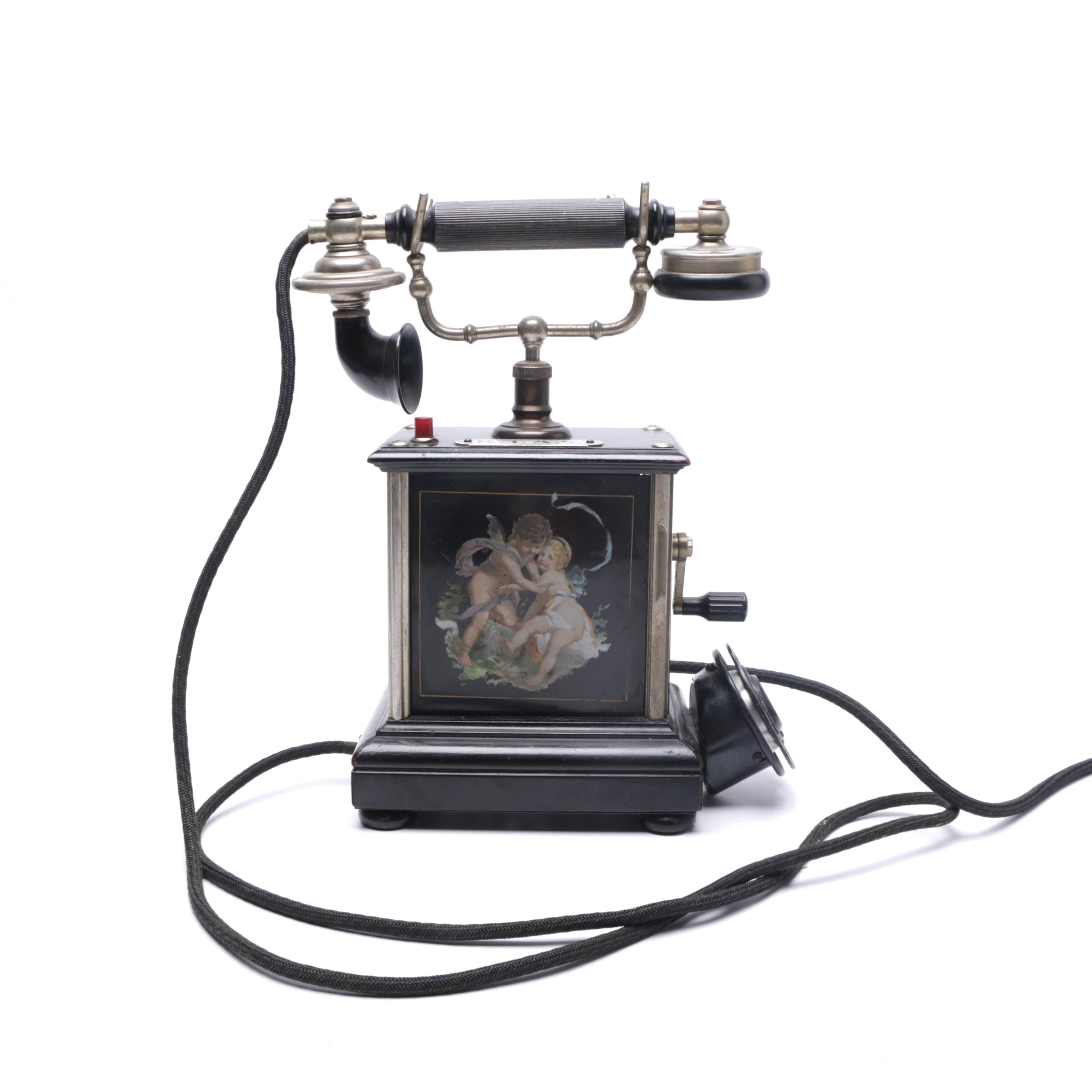 1895 K.T.A.S. Danish Crank Telephone