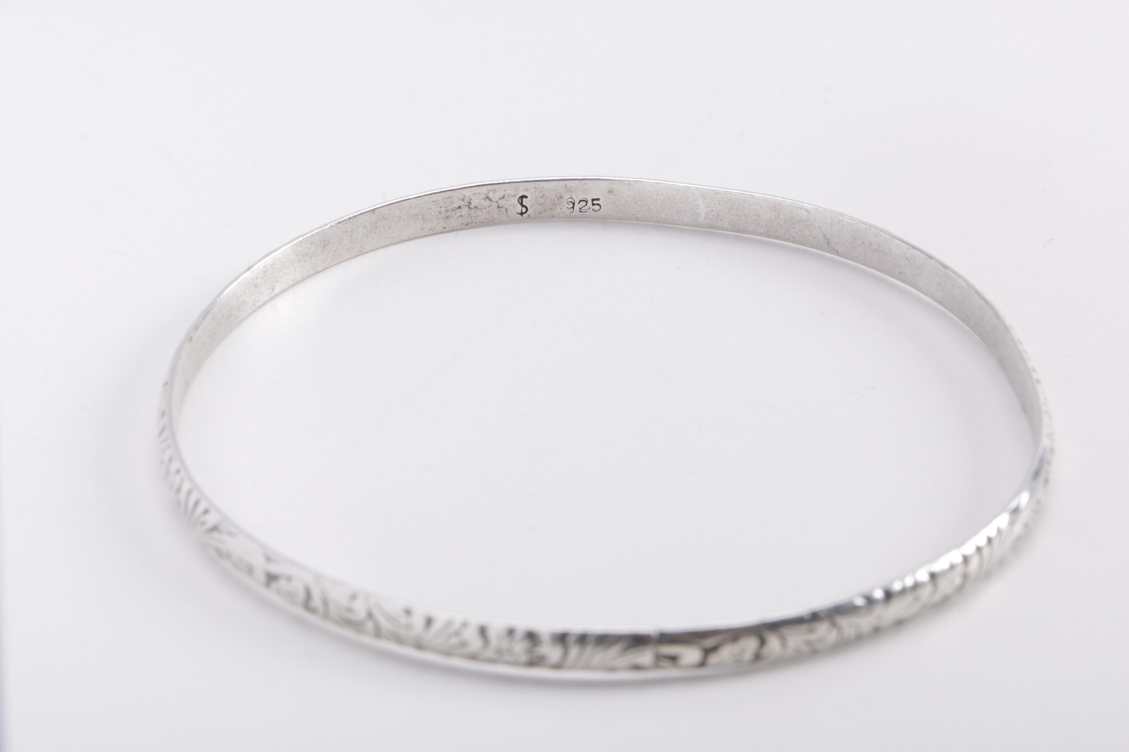 Collection of Sterling Silver Bracelets