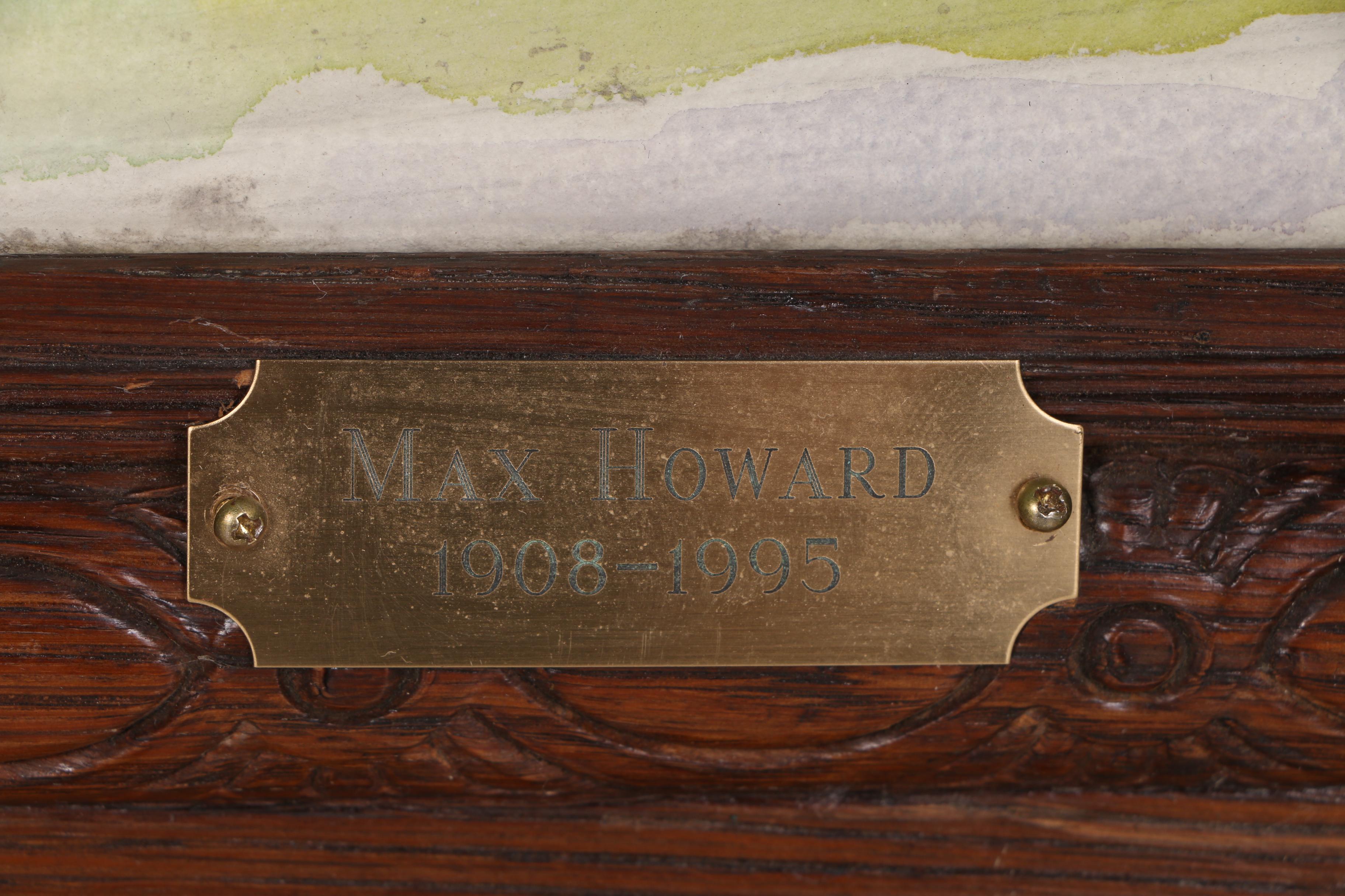 Max Howard Watercolor Painting of a Tree