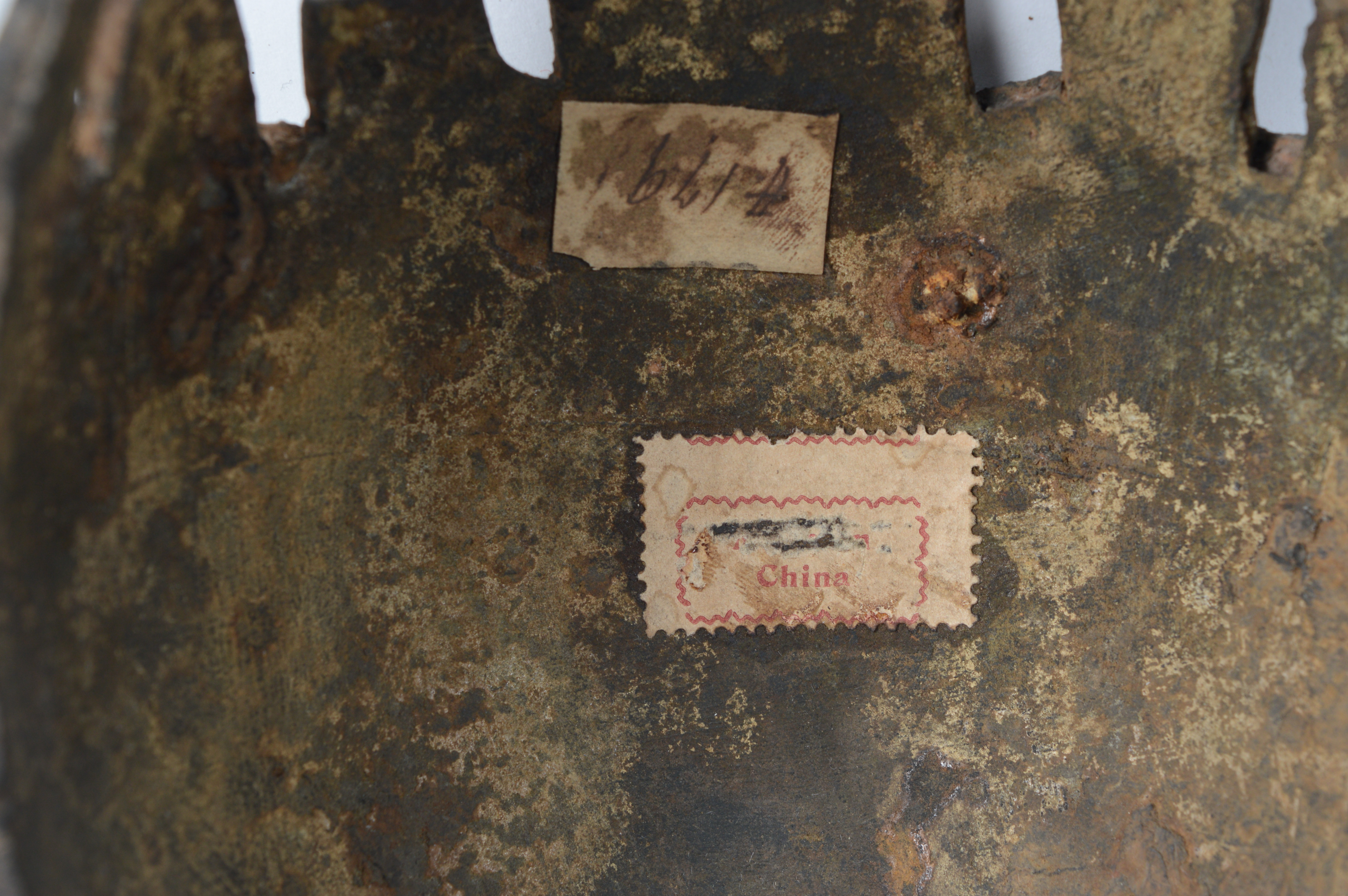 Late Qing Dynasty Spelter Chinese Qilin Sculpture