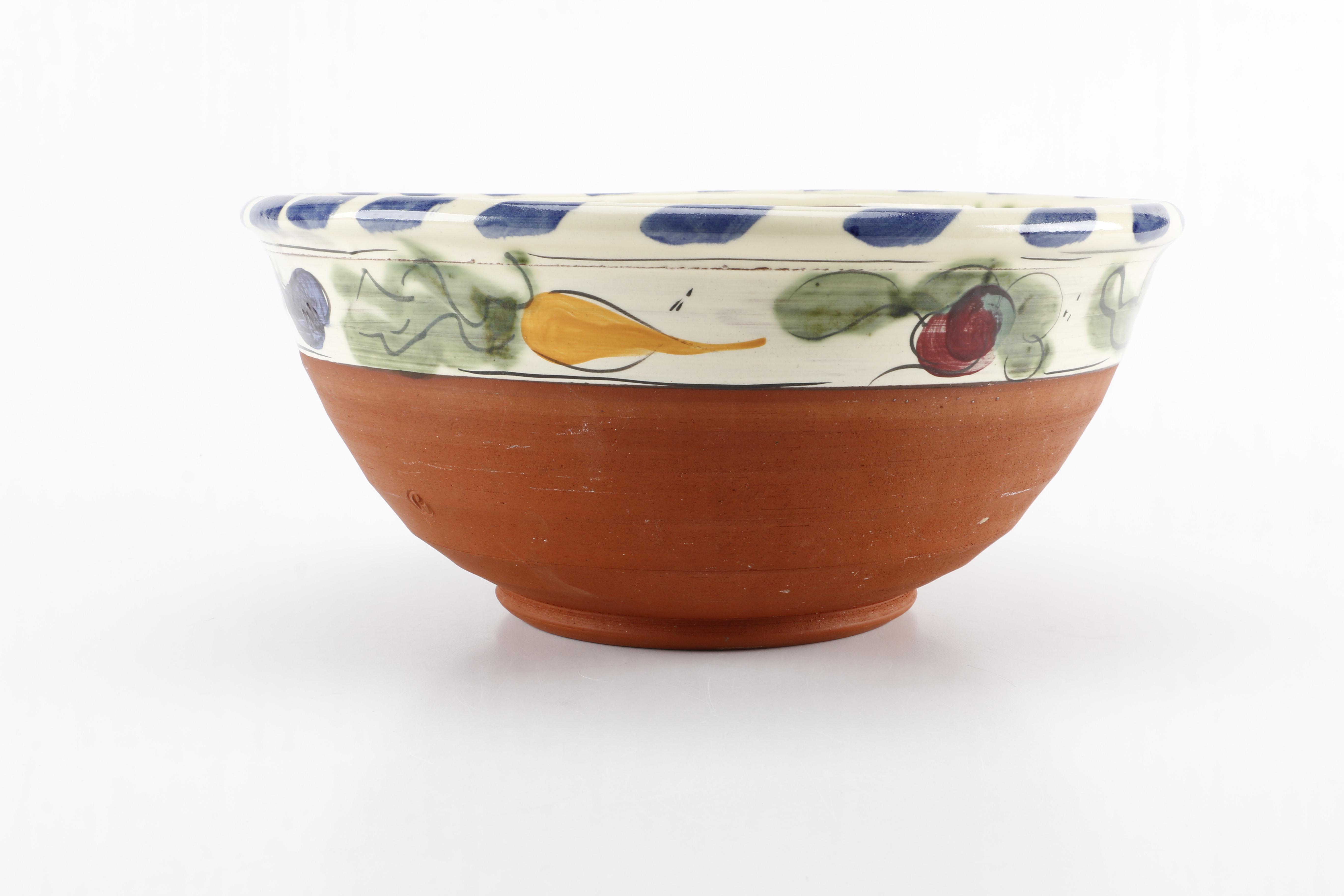 Hand Thrown Vintage Art Pottery Bowl