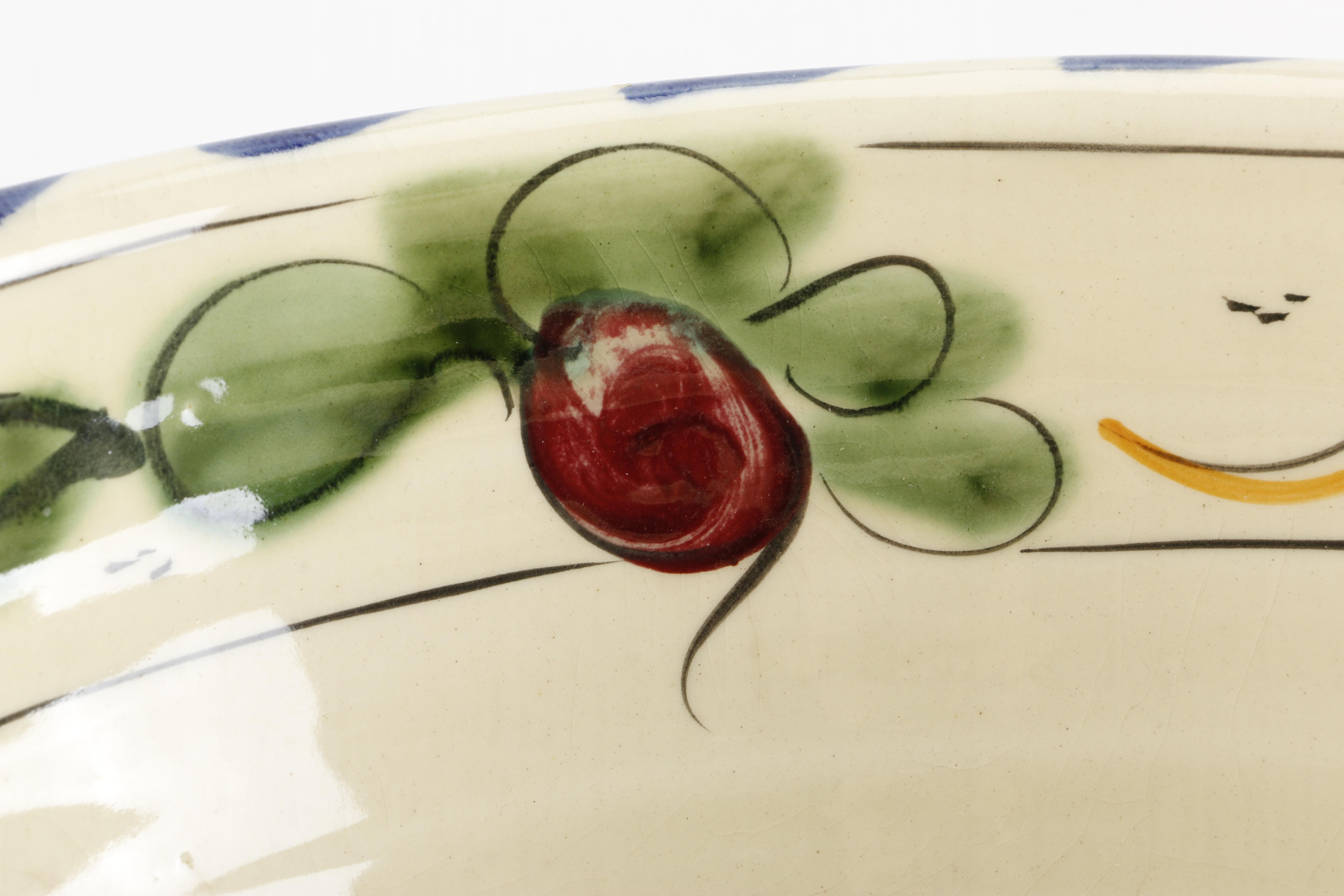 Hand Thrown Vintage Art Pottery Bowl