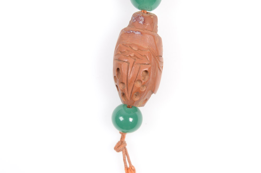 Antique Asian Jade and Carved Pits