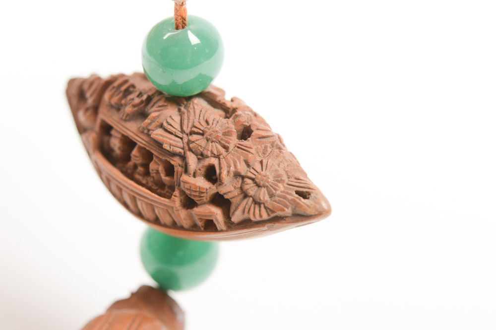 Antique Asian Jade and Carved Pits