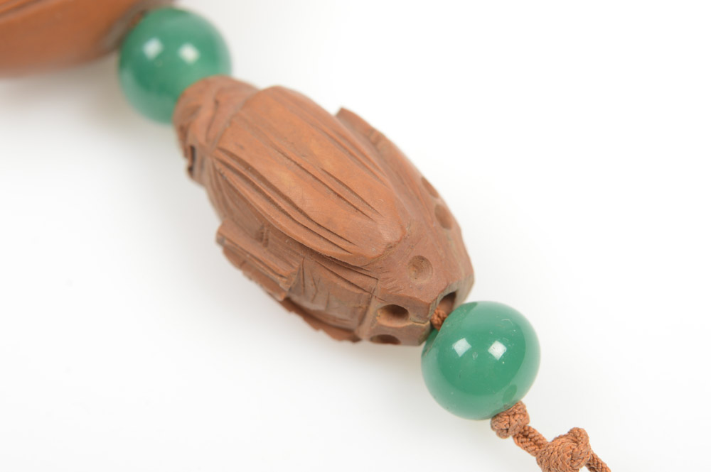 Antique Asian Jade and Carved Pits