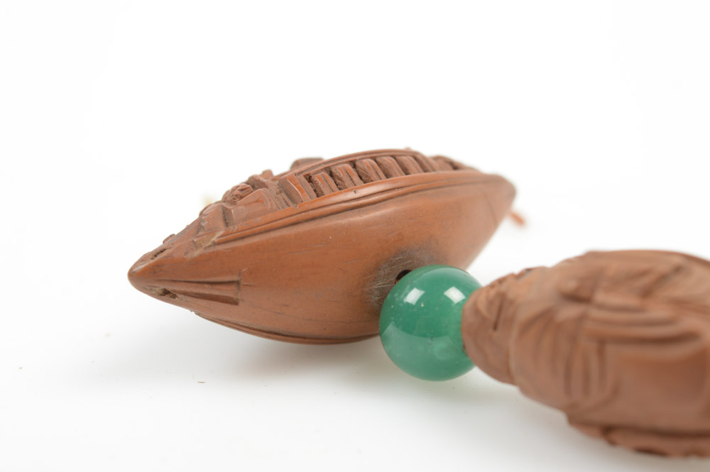 Antique Asian Jade and Carved Pits