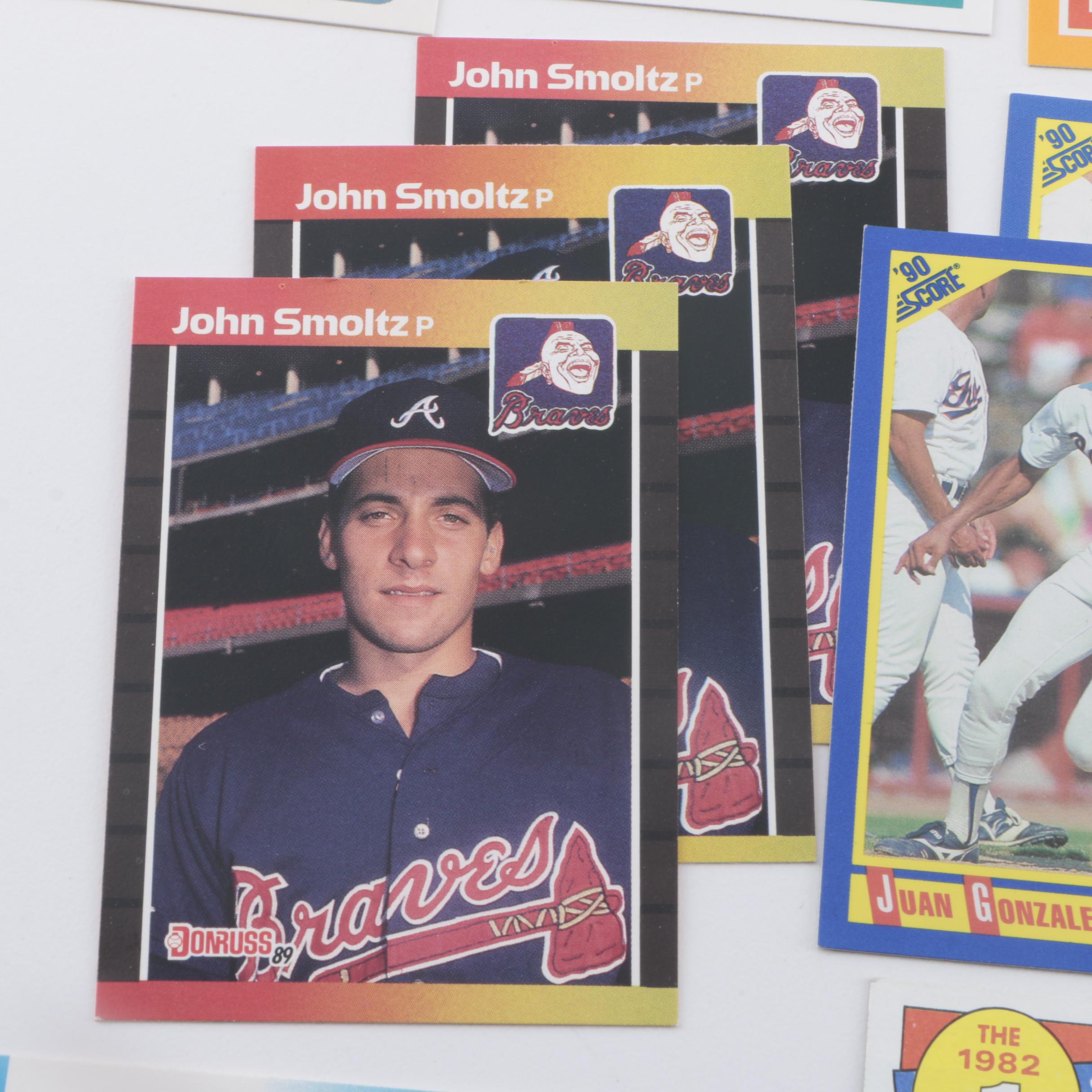 Assortment of Rookie Baseball Cards from the 1980s