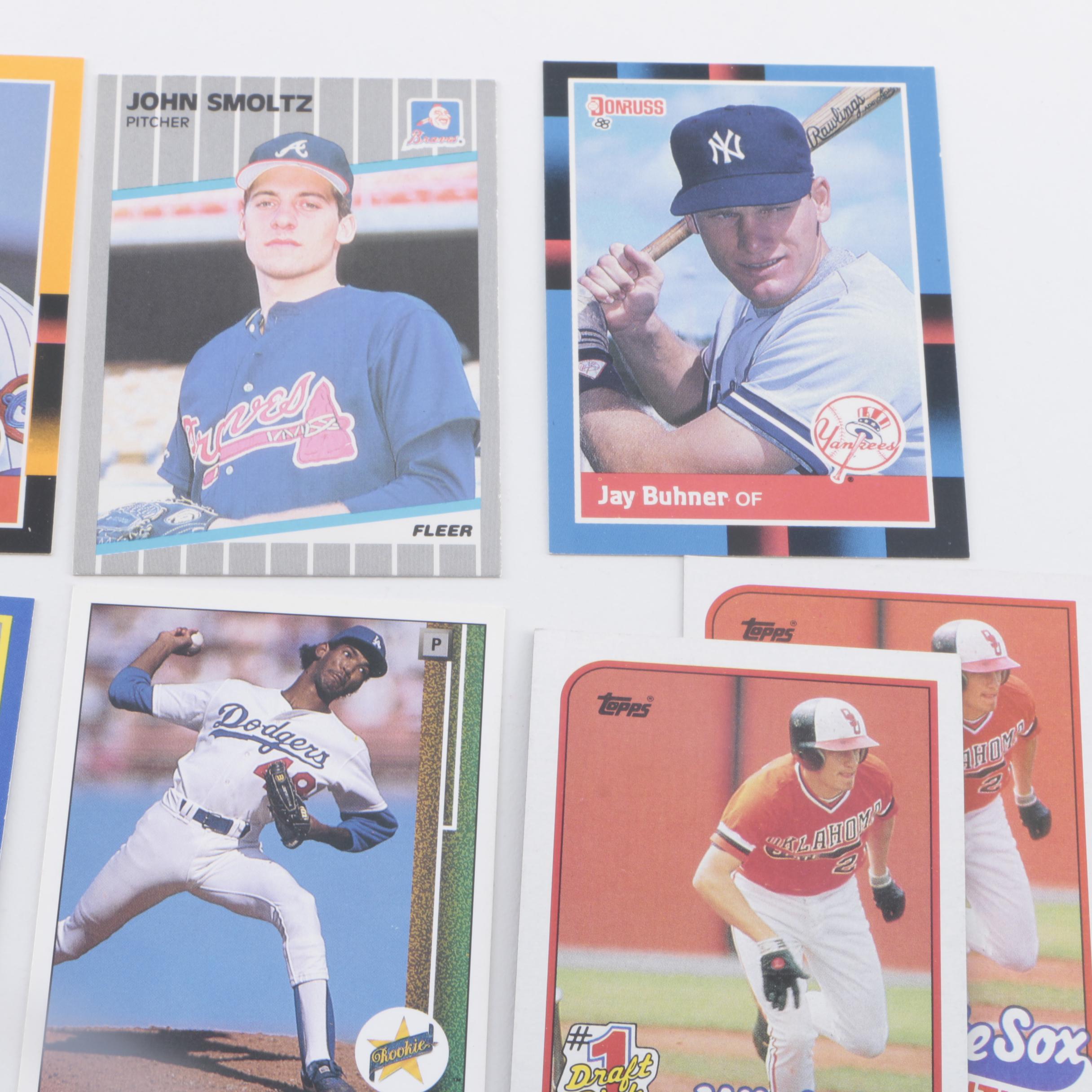 Assortment of Rookie Baseball Cards from the 1980s