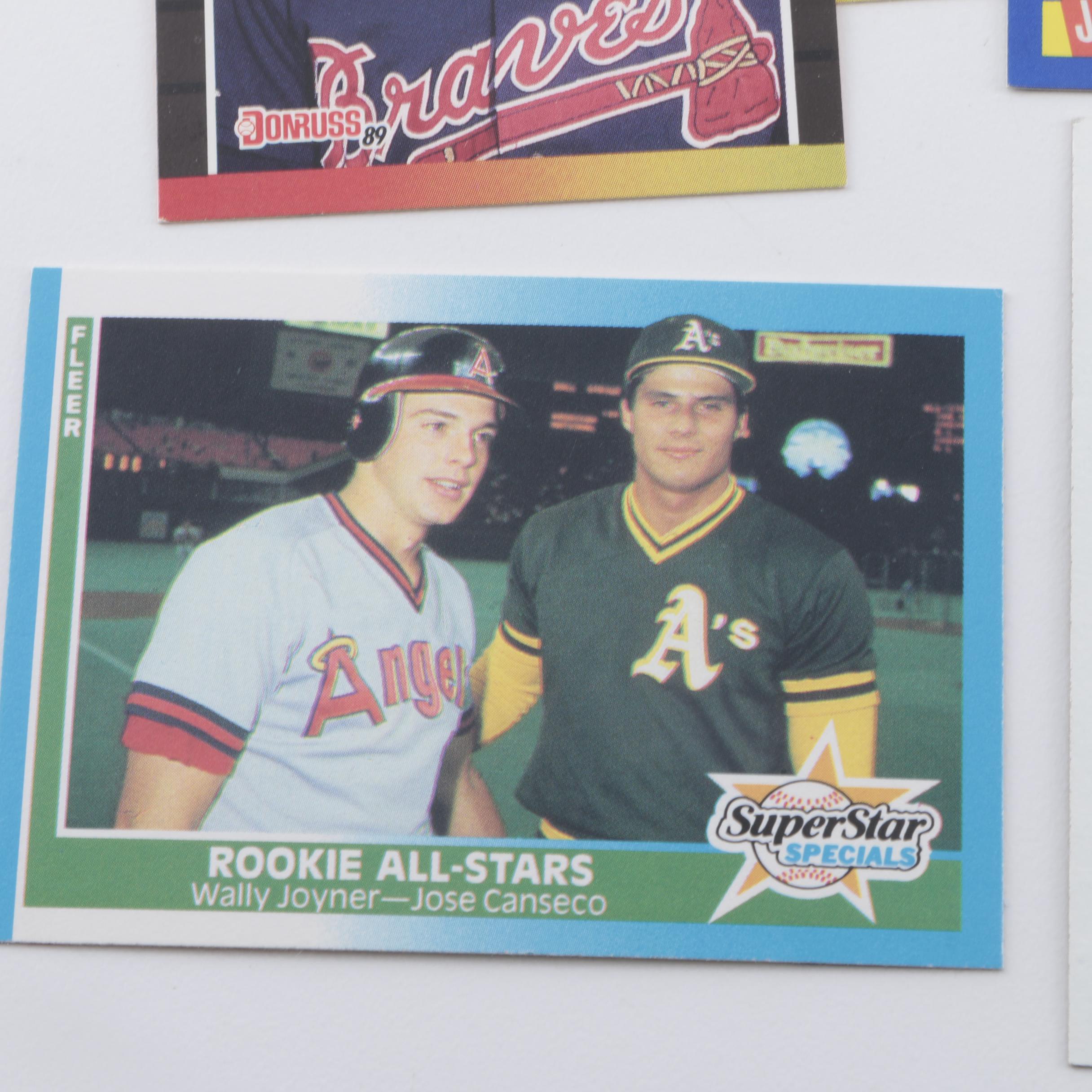 Assortment of Rookie Baseball Cards from the 1980s