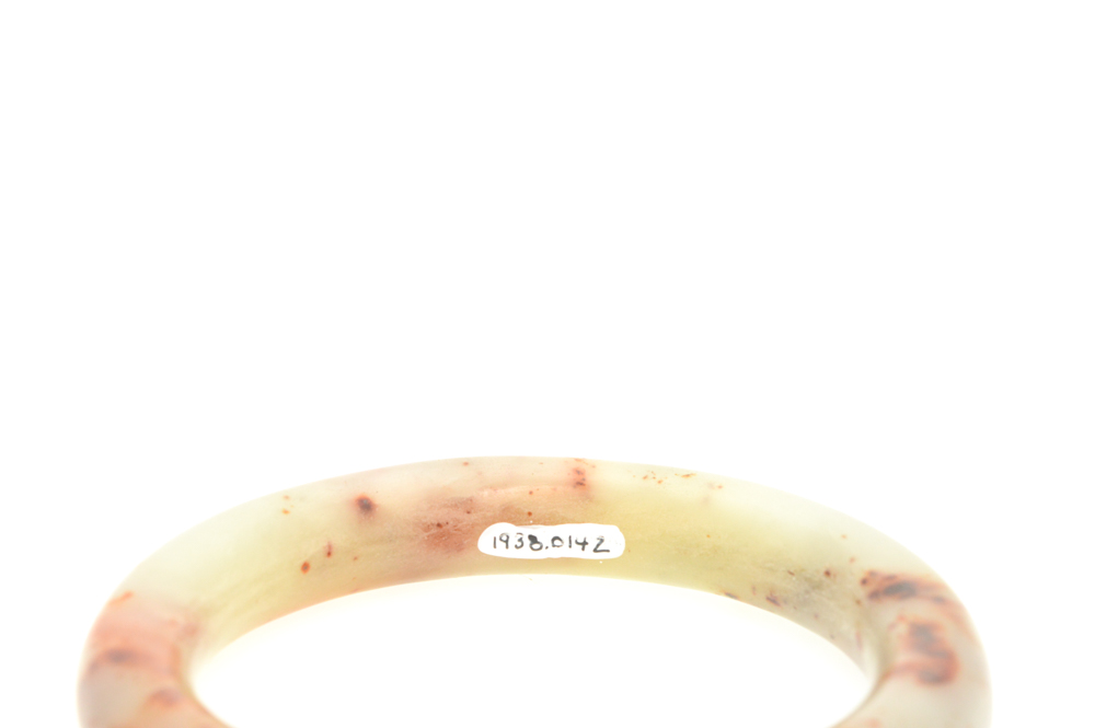 Antique Carved Agate Bangle Bracelet