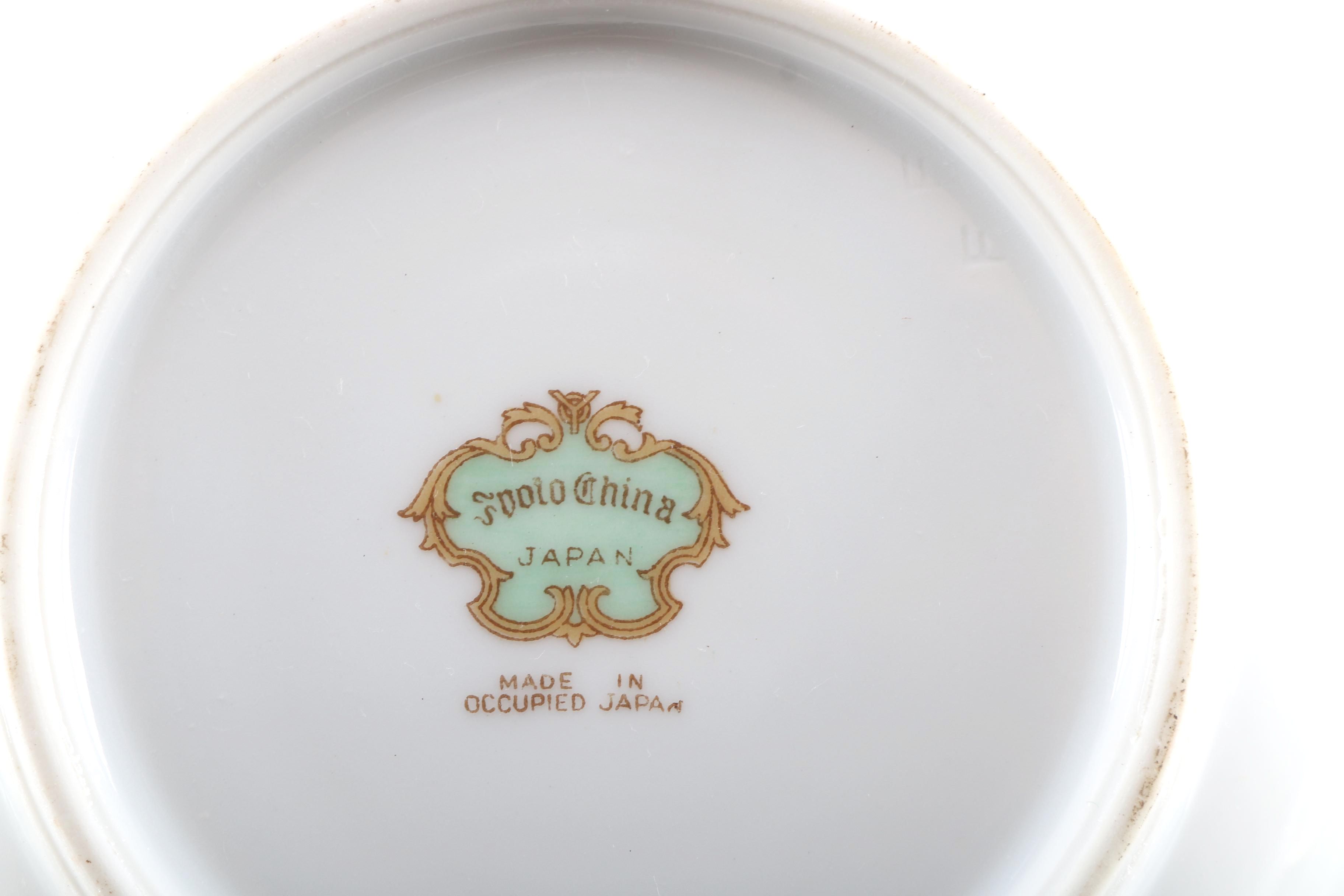 Kyoto China Made in Occupied Japan Tableware Service