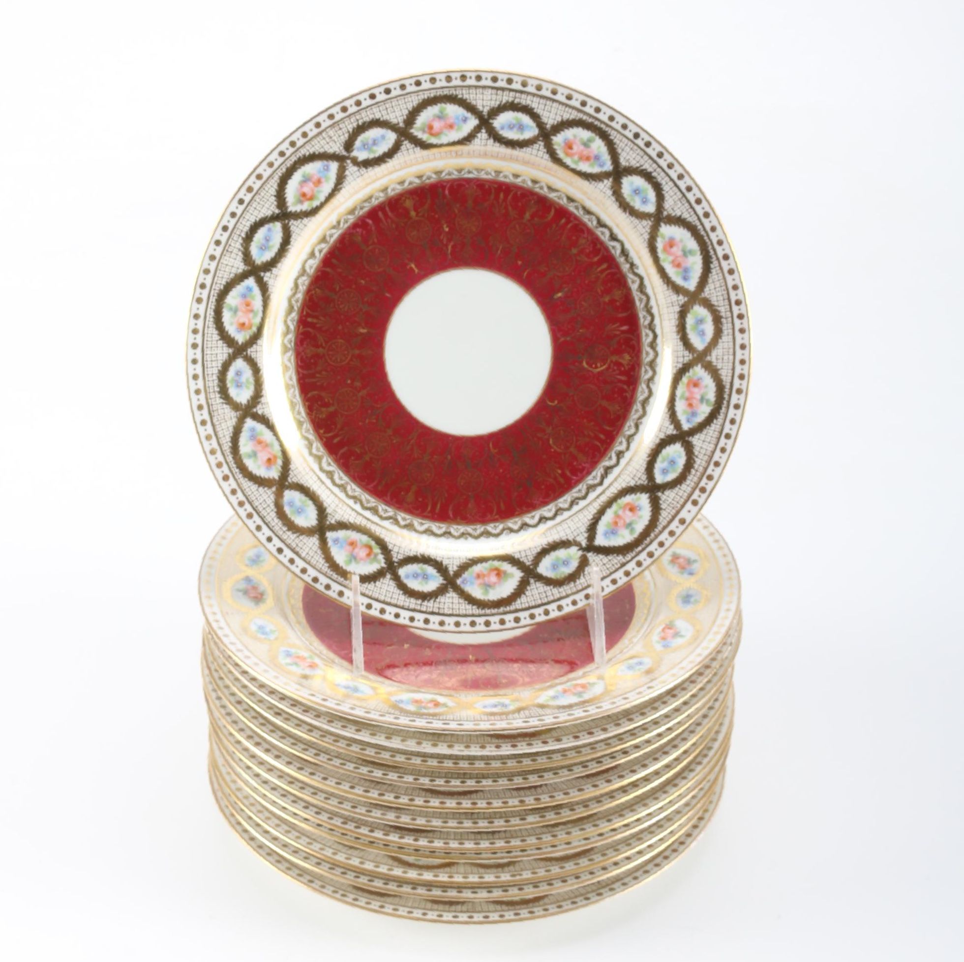 J. Pouyat Limoges France Ceramic Plates