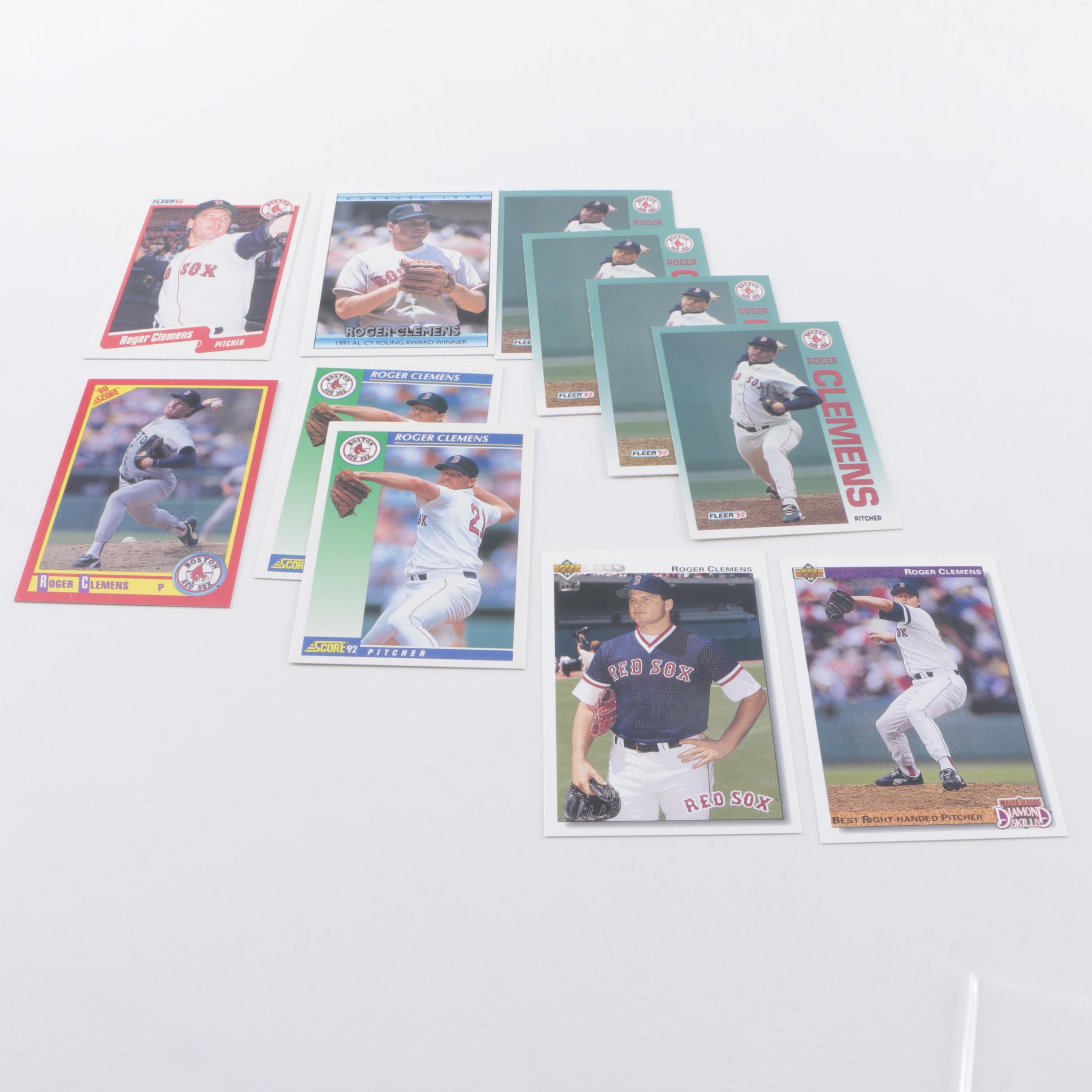 Collection of Star Player Baseball Card Batches with Bo Jackson