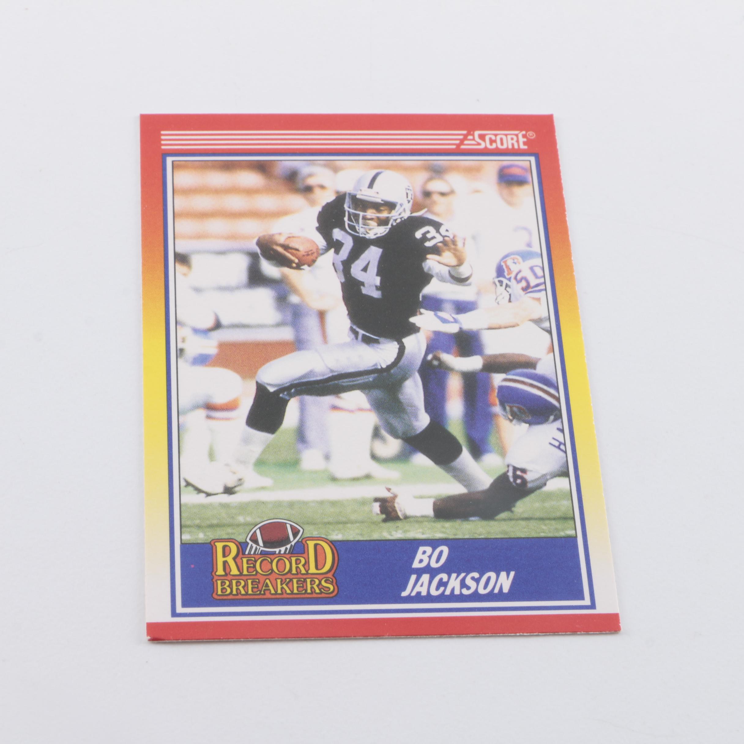 Collection of Star Player Baseball Card Batches with Bo Jackson