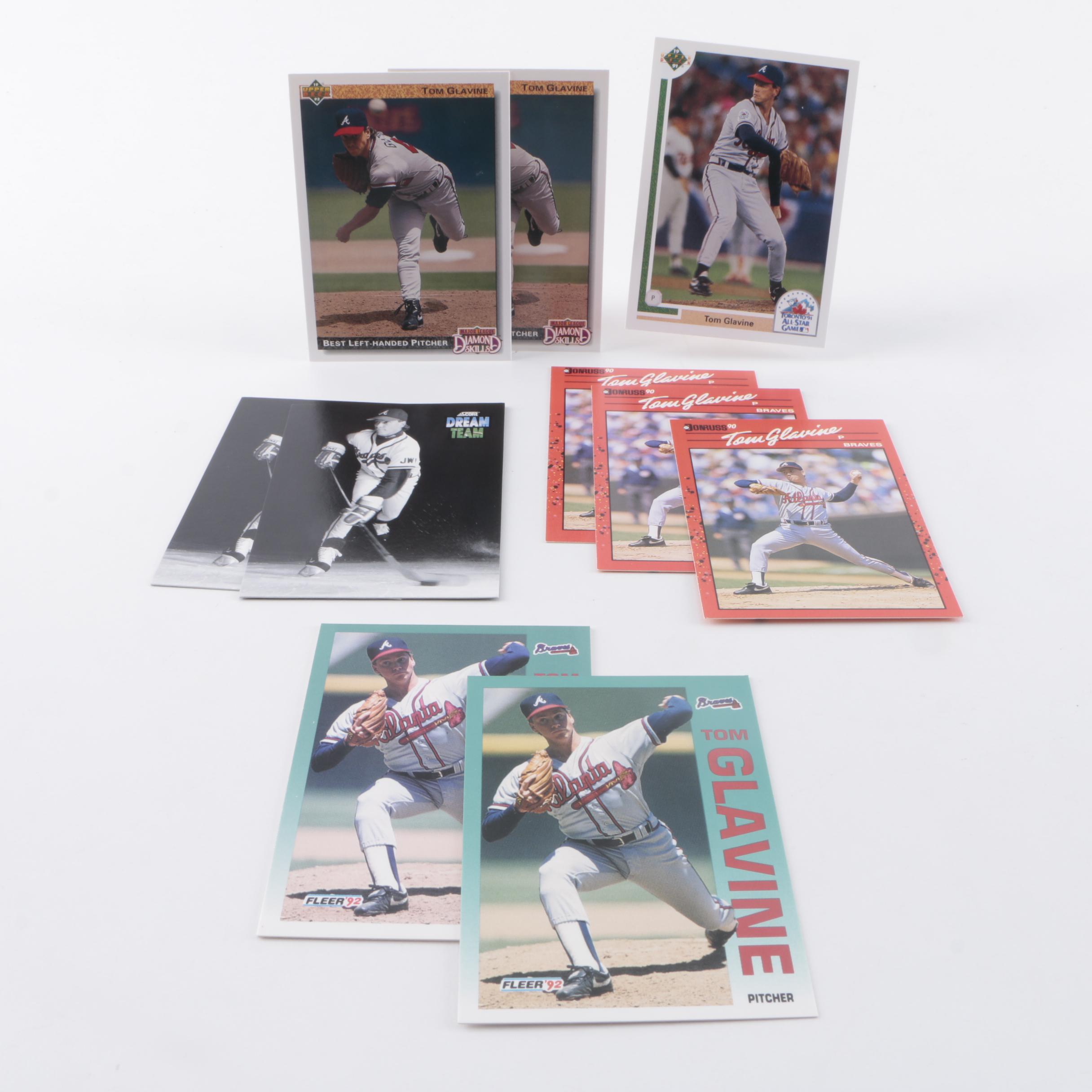 Collection of Star Player Baseball Card Batches with Bo Jackson