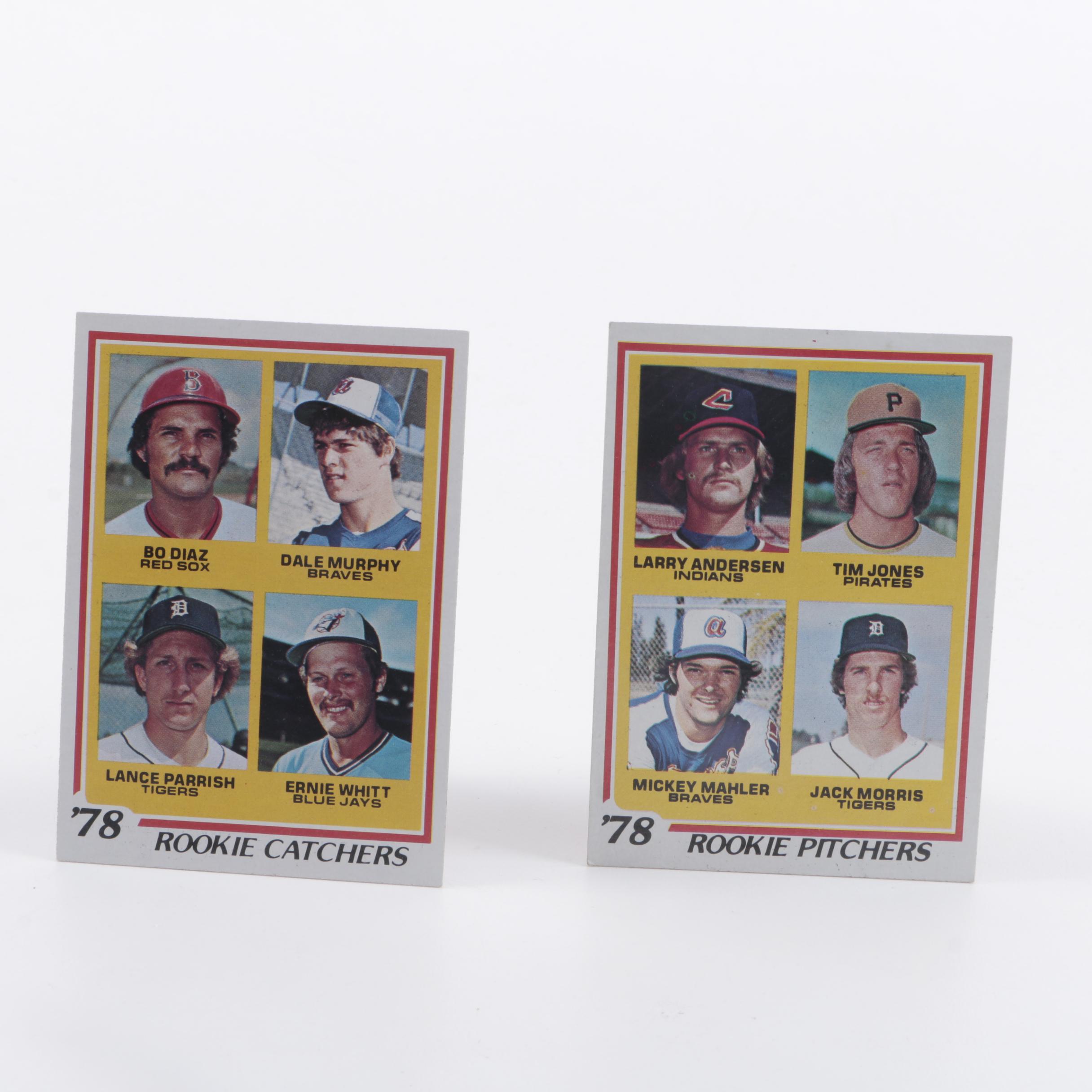 Collection of Rookie Baseball Cards from 70s and 80s