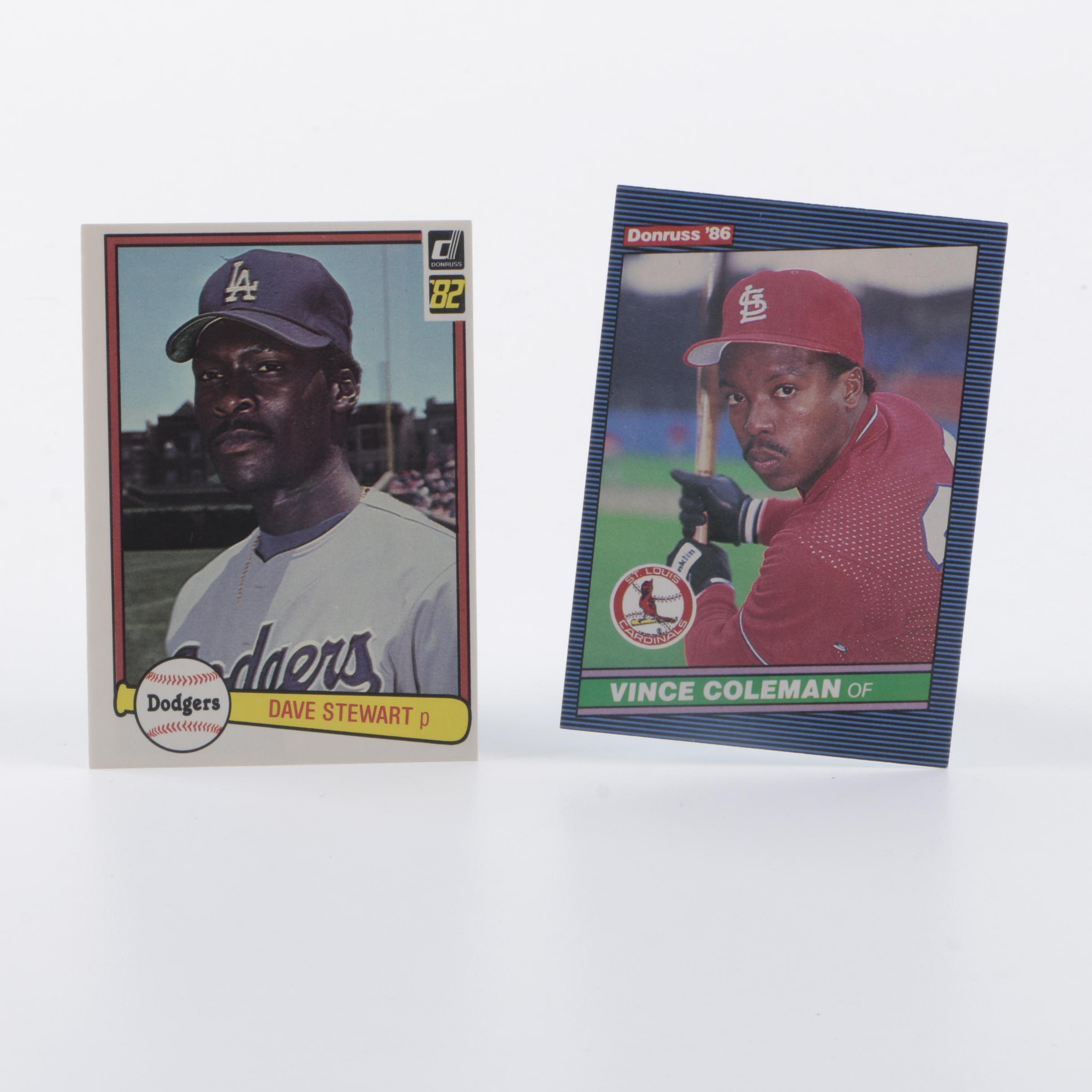 Collection of Rookie Baseball Cards from 70s and 80s