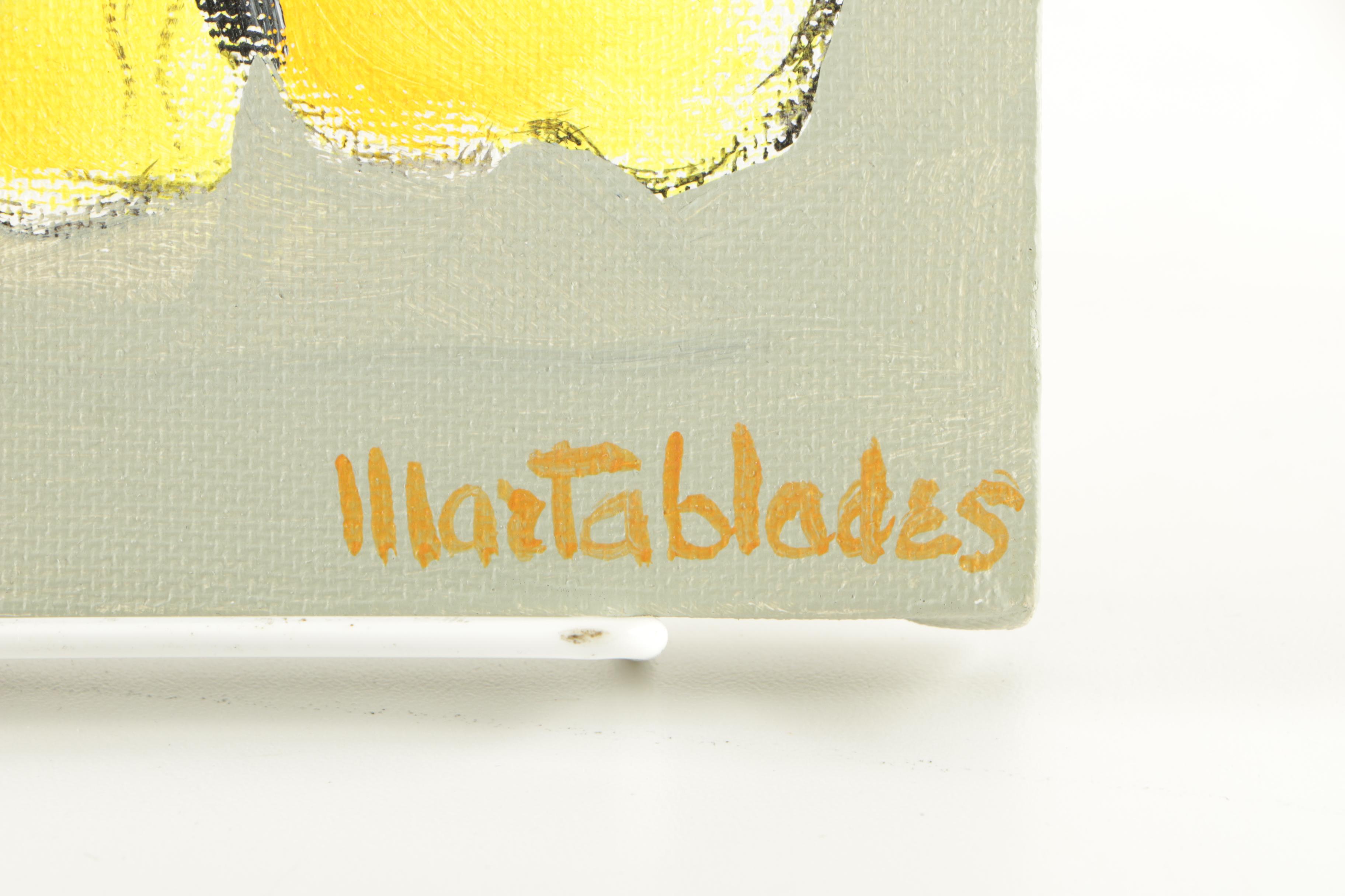 Marta Blades Acrylic on Canvas "Sunshine IV"