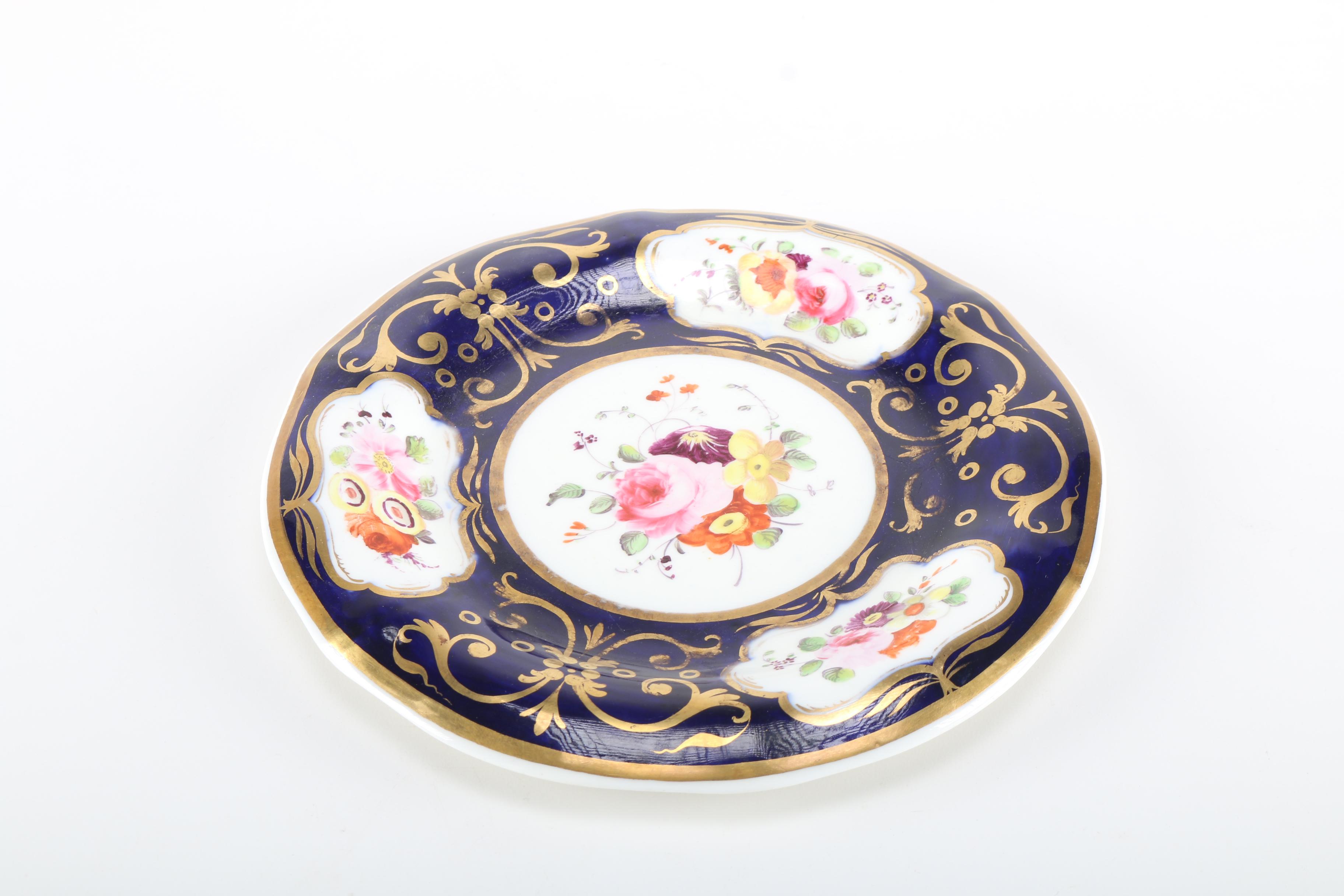 Antique Porcelain Hand-Painted Porcelain Tea Set