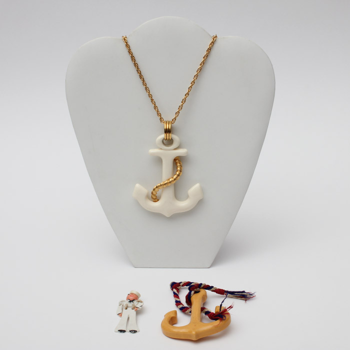 Navy Themed Jewelry Including Kramer