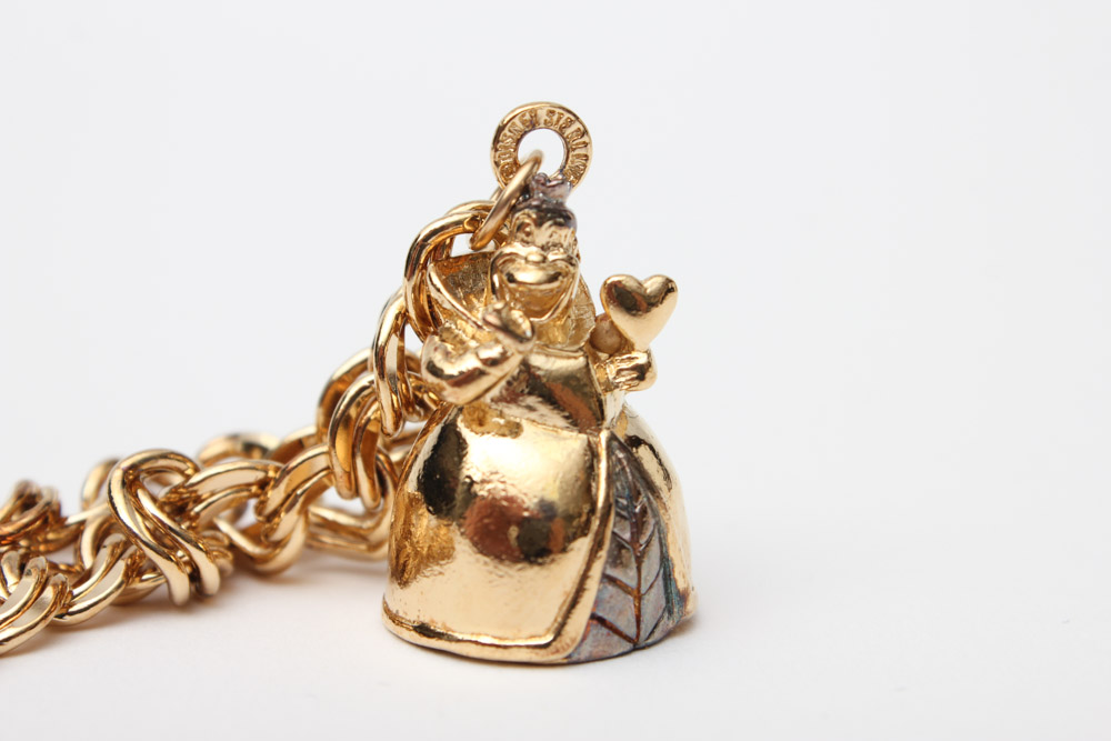 Gold Plate Over Sterling Silver Disney Charm Bracelets