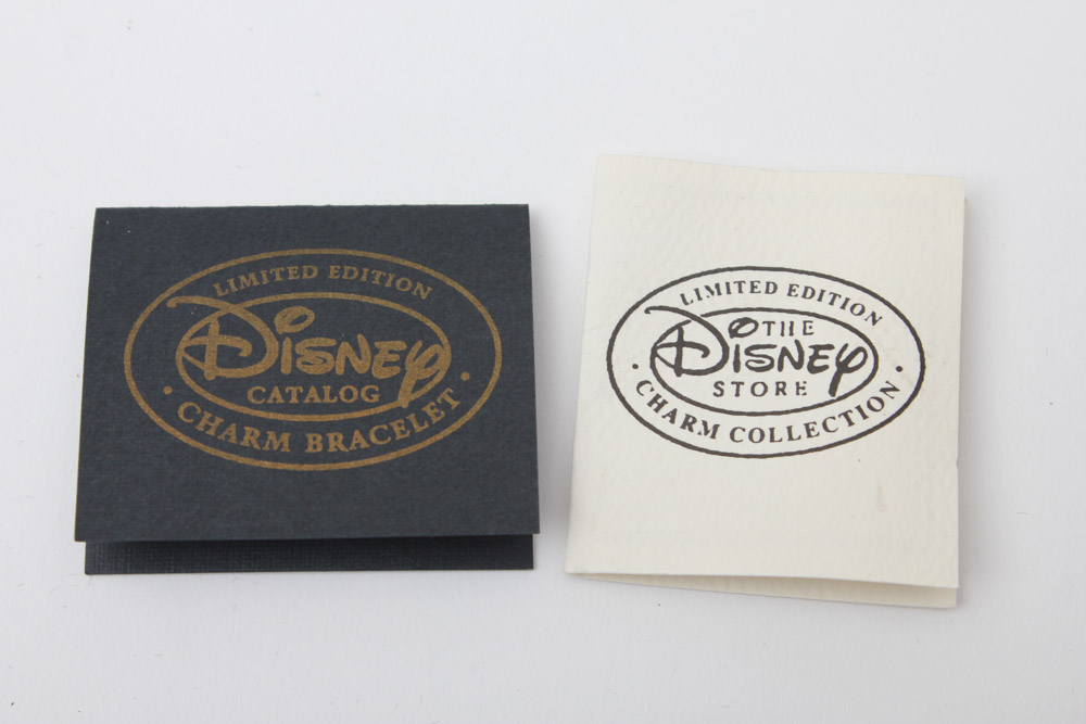 Gold Plate Over Sterling Silver Disney Charm Bracelets