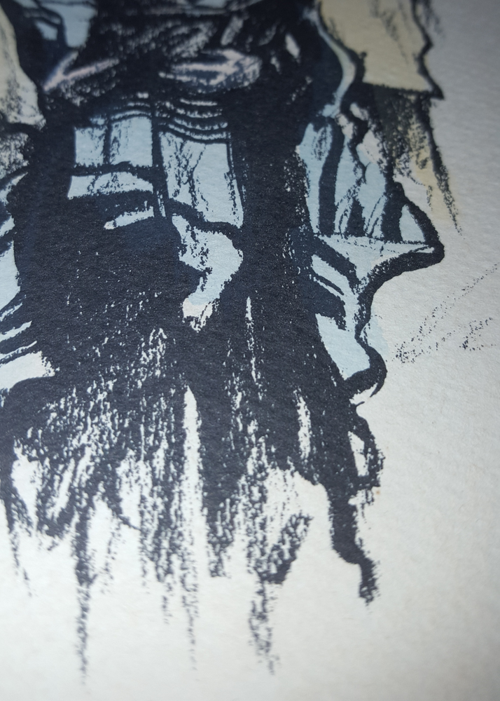 B. Rozner Lithograph of a Rabbi