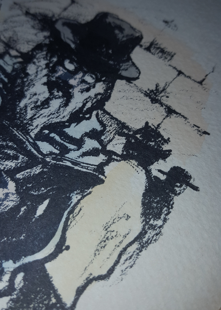 B. Rozner Lithograph of a Rabbi