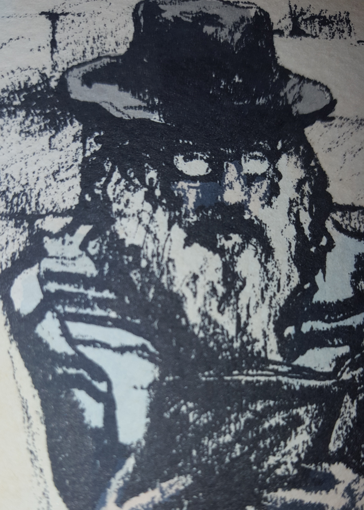 B. Rozner Lithograph of a Rabbi