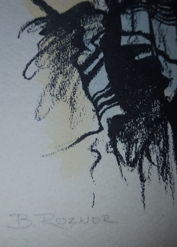 B. Rozner Lithograph of a Rabbi