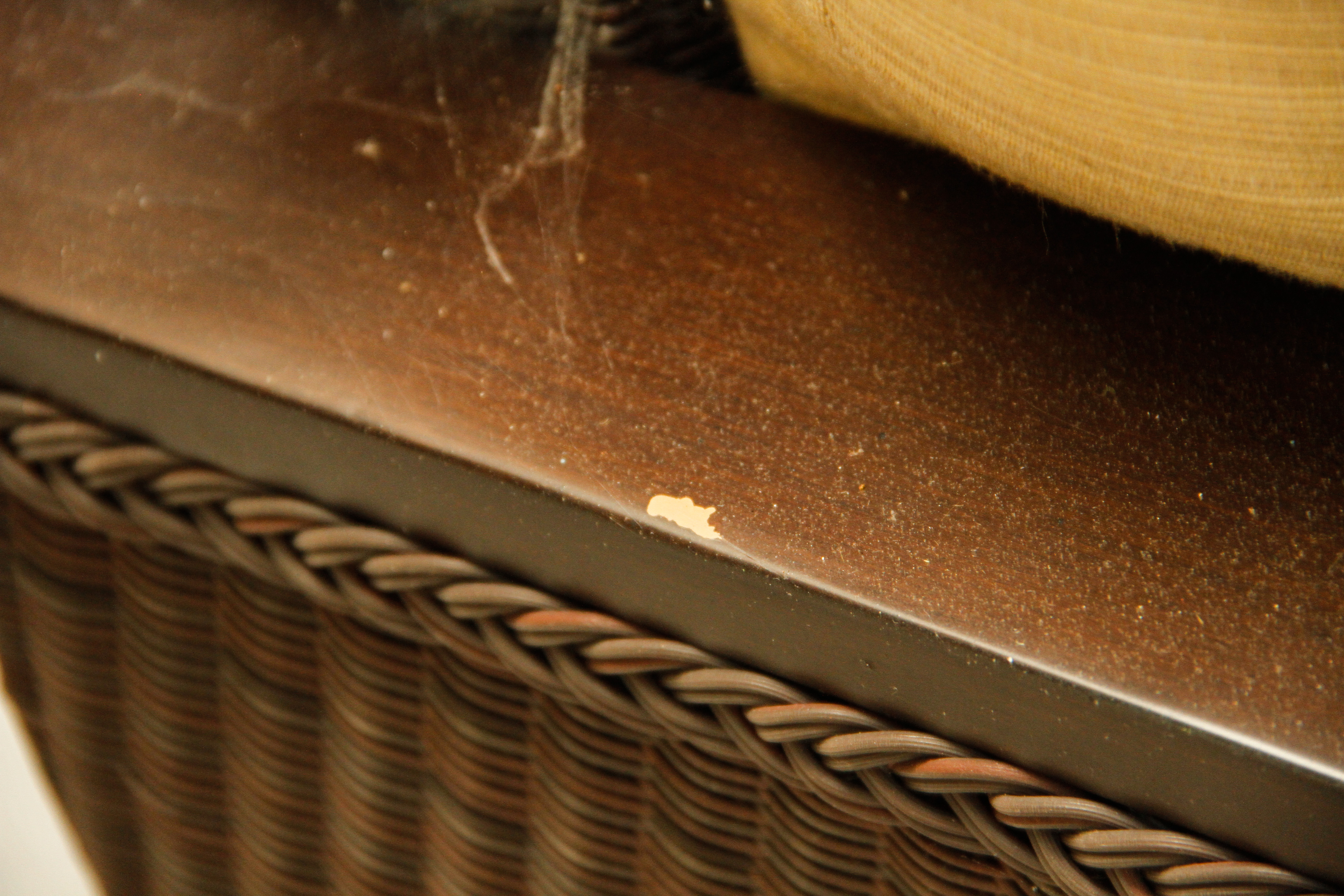 Outdoor Wicker Three Seat Sofa