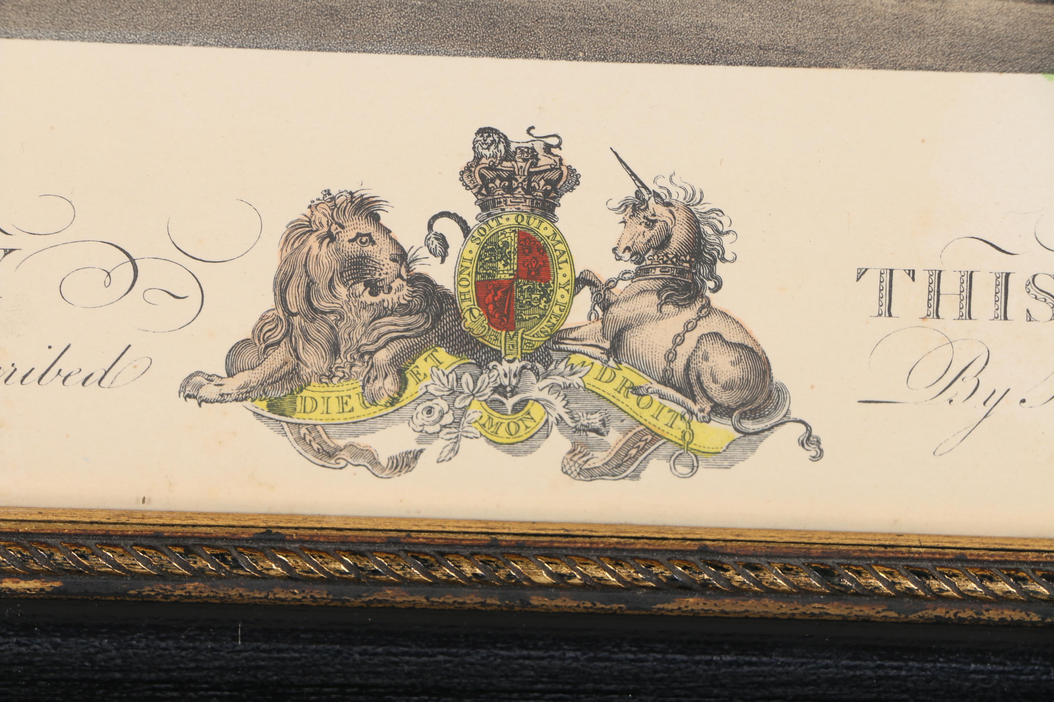 Robert Dodd Hand Colored Lithograph "View of the River & Shipping at Simehoute"