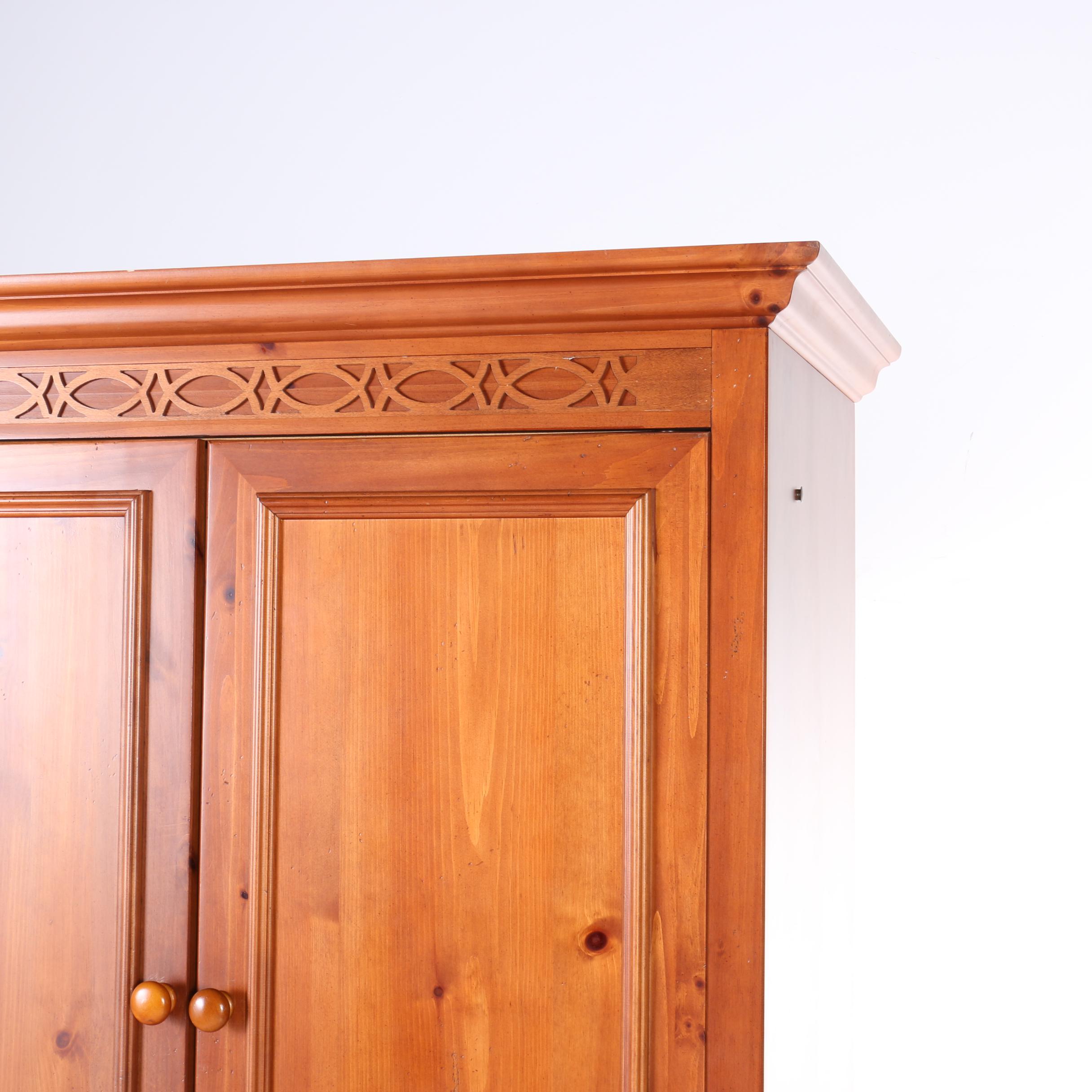 Contemporary Broyhill Illuminated Entertainment Cabinet