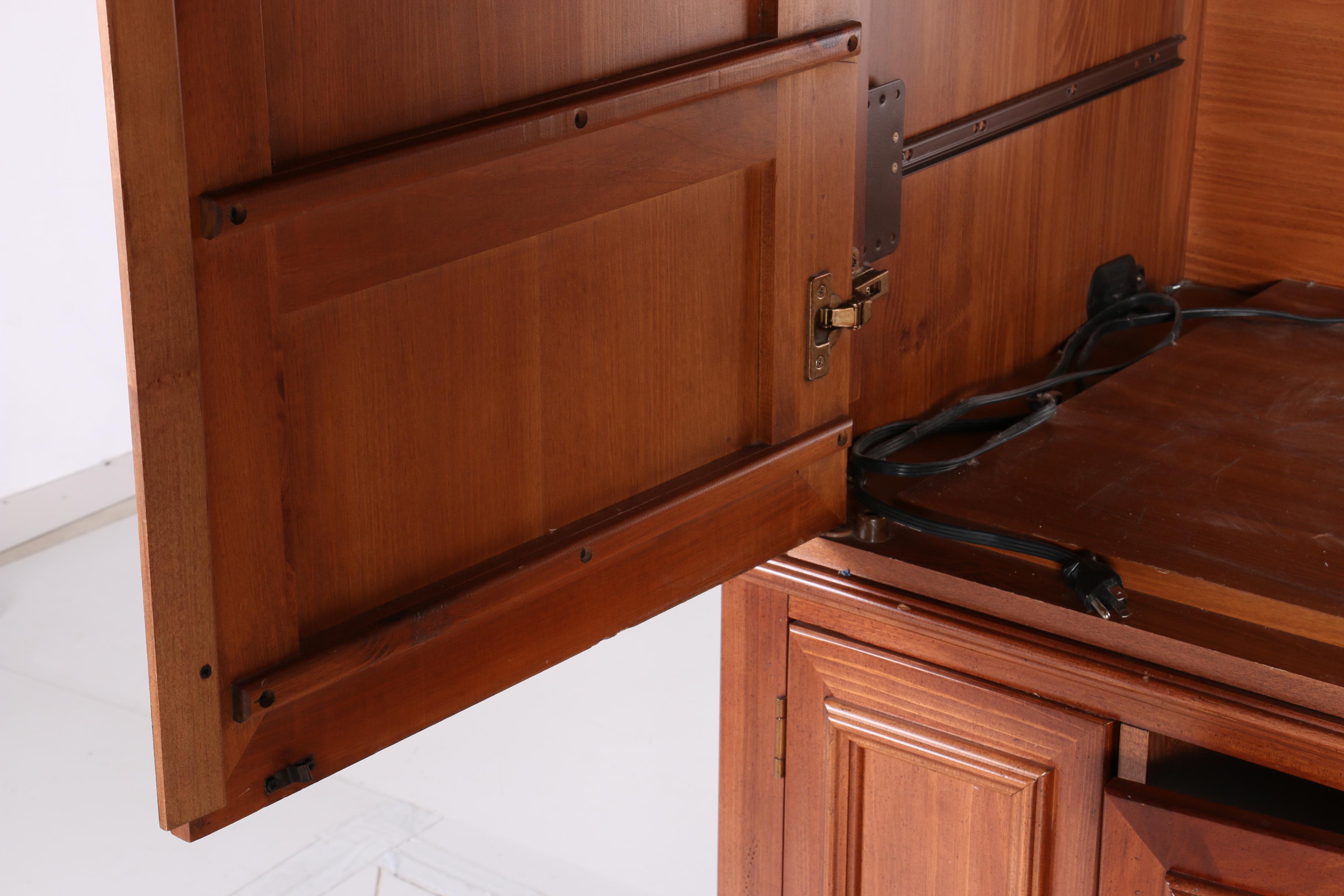 Contemporary Broyhill Illuminated Entertainment Cabinet