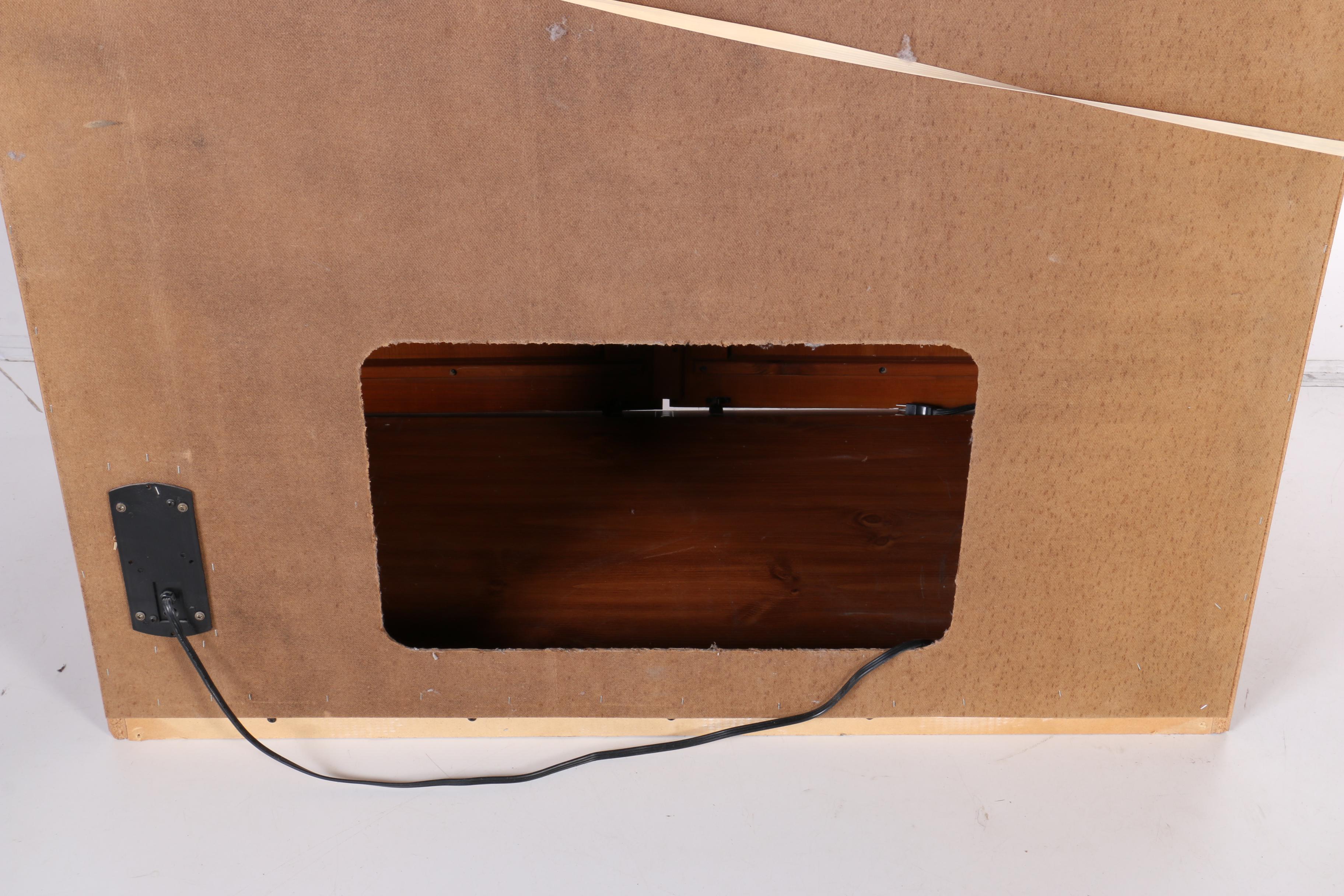 Contemporary Broyhill Illuminated Entertainment Cabinet