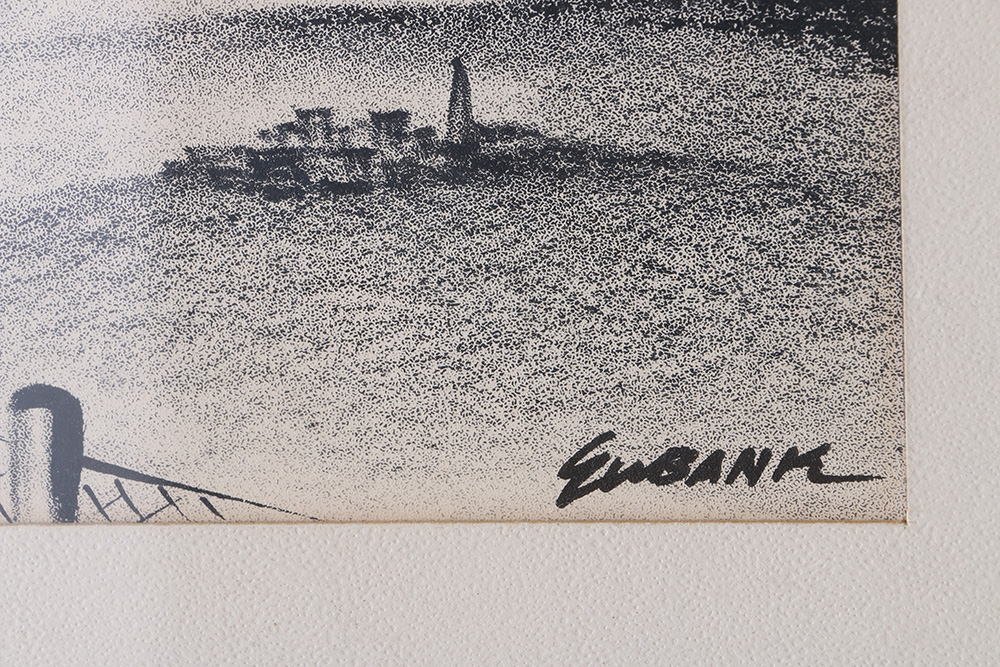 World War II Political Cartoon Lithograph Poster