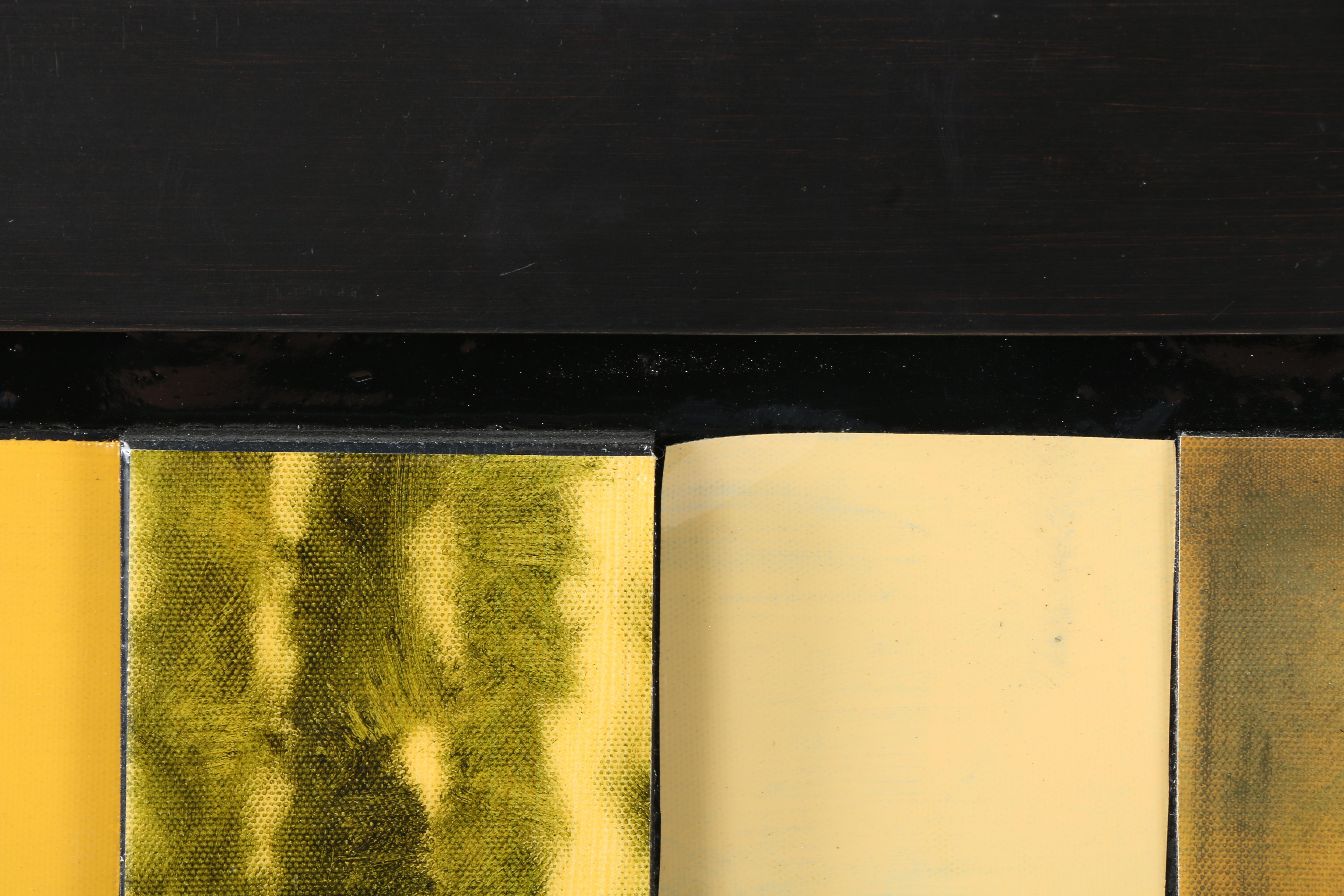 Patrick St. Germain Mixed Media Painting of Abstract Composition