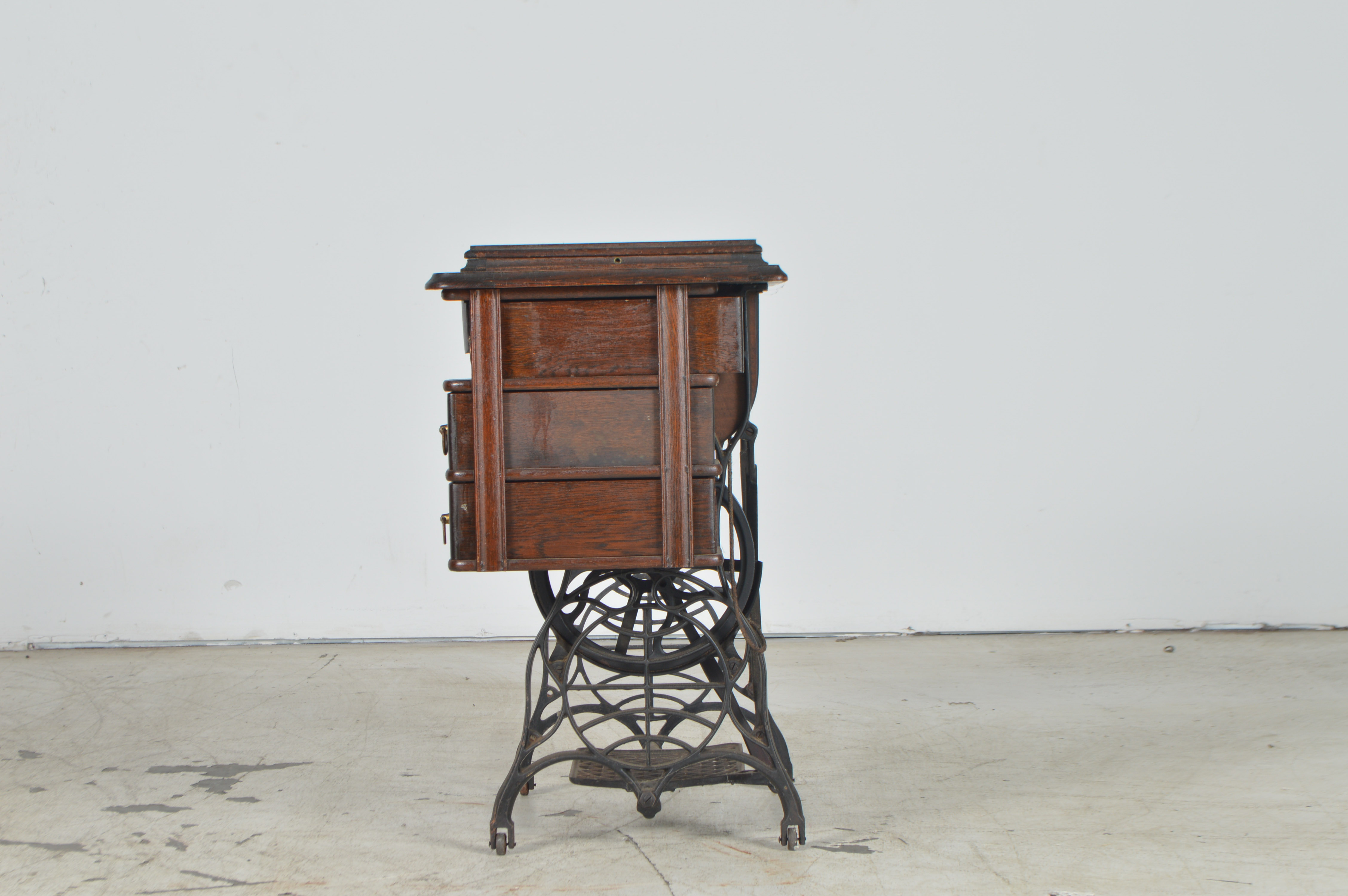 Antique Sears & Roebuck "Burdick" Treadle Sewing Machine with Table