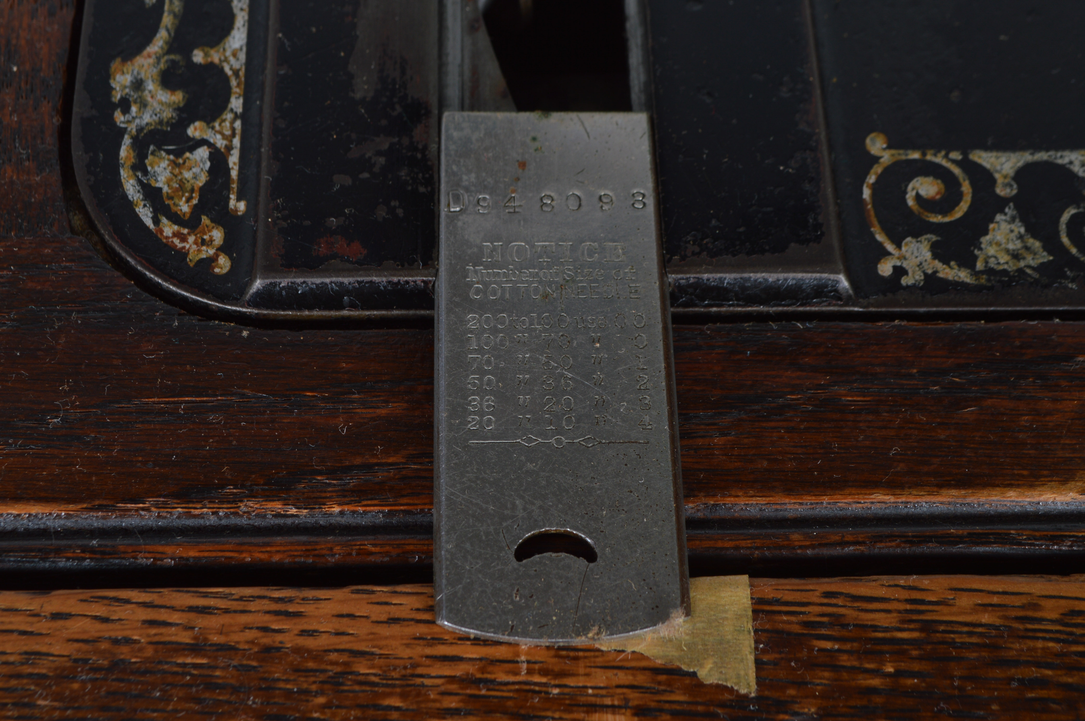 Antique Sears & Roebuck "Burdick" Treadle Sewing Machine with Table