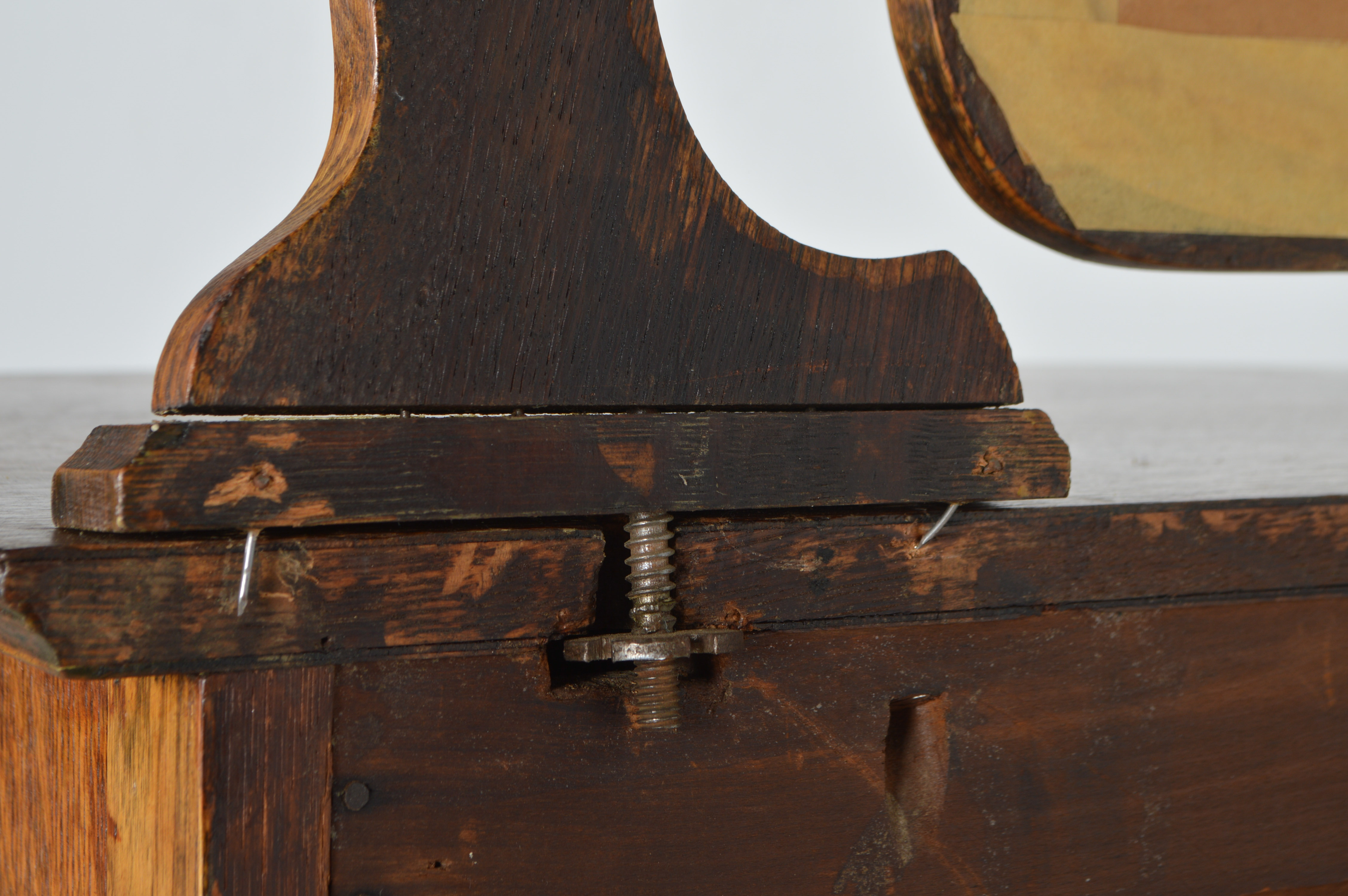 Vintage Tiger Oak Dresser with Mirror