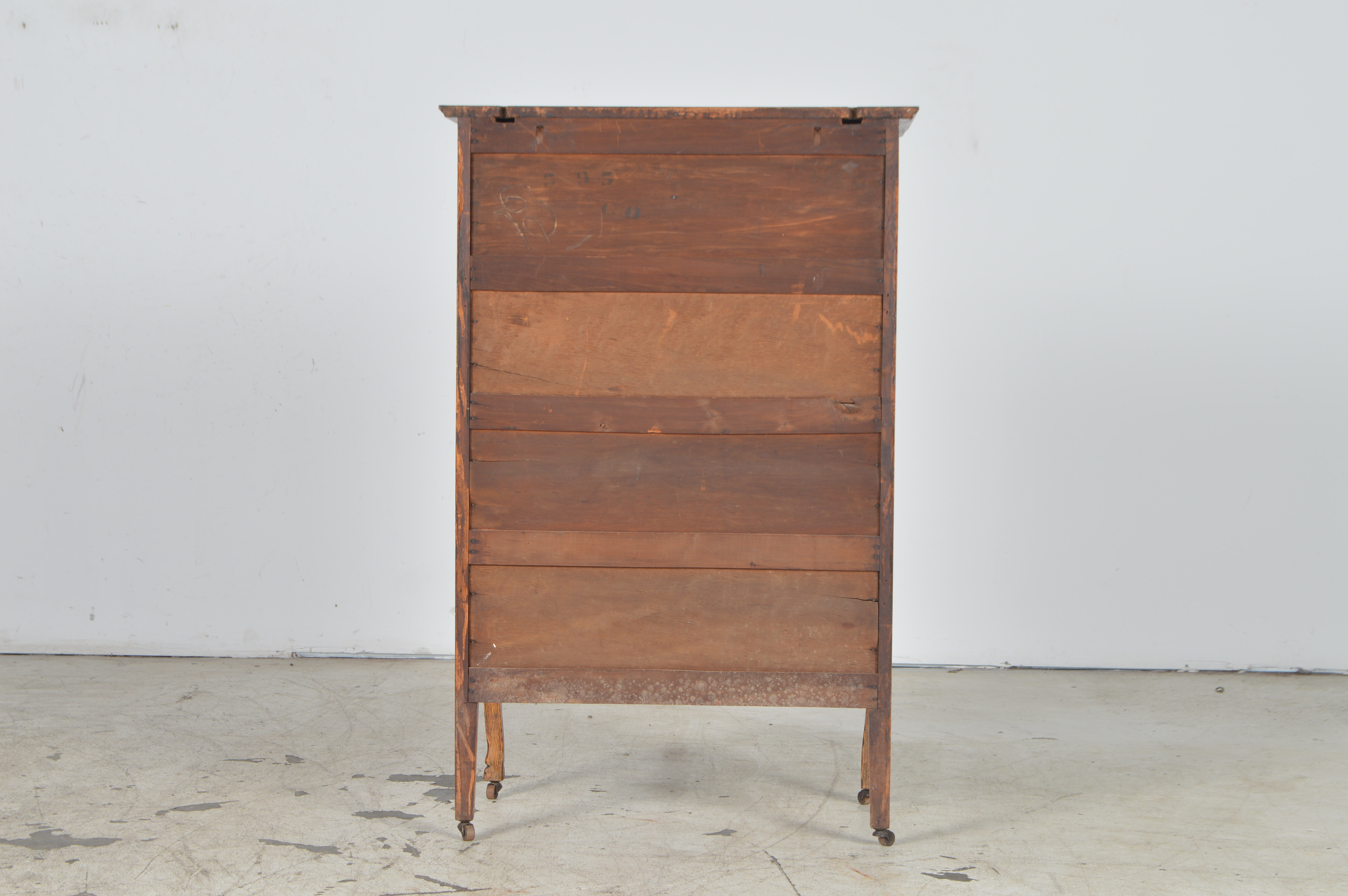 Vintage Tiger Oak Dresser with Mirror