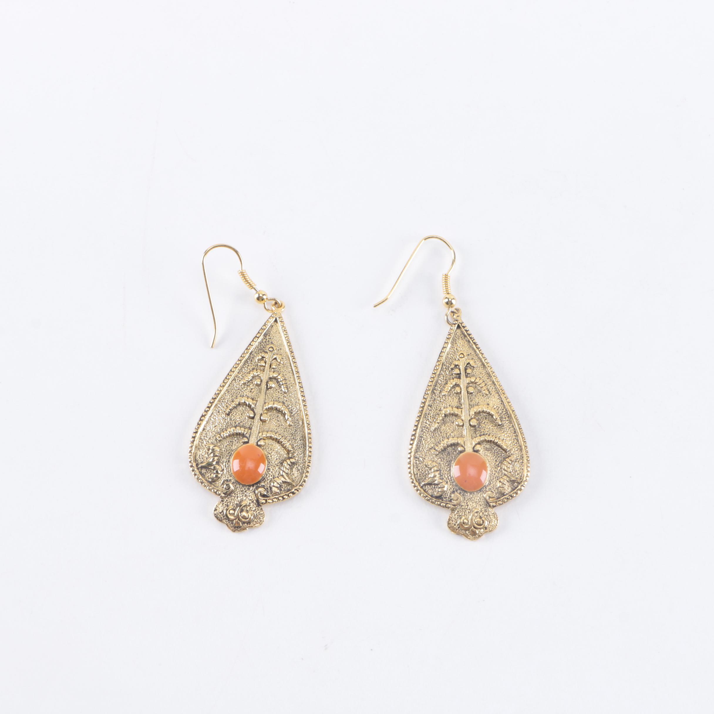 Gold-Tone Costume Jewelry Including Belt Buckles