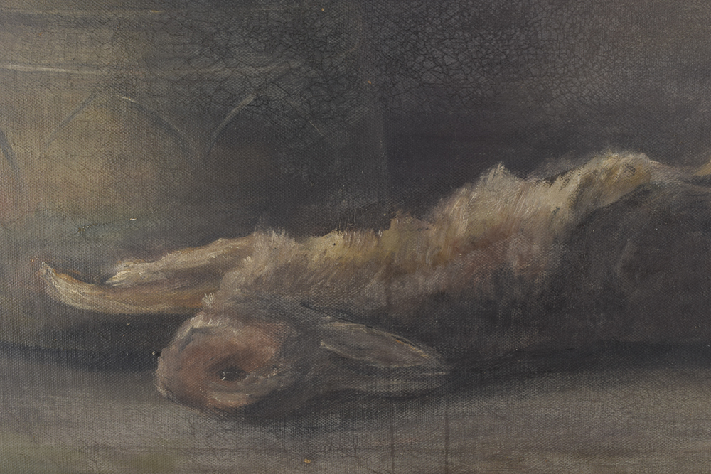 K. Evans Original Signed Nature Morte Oil on Canvas