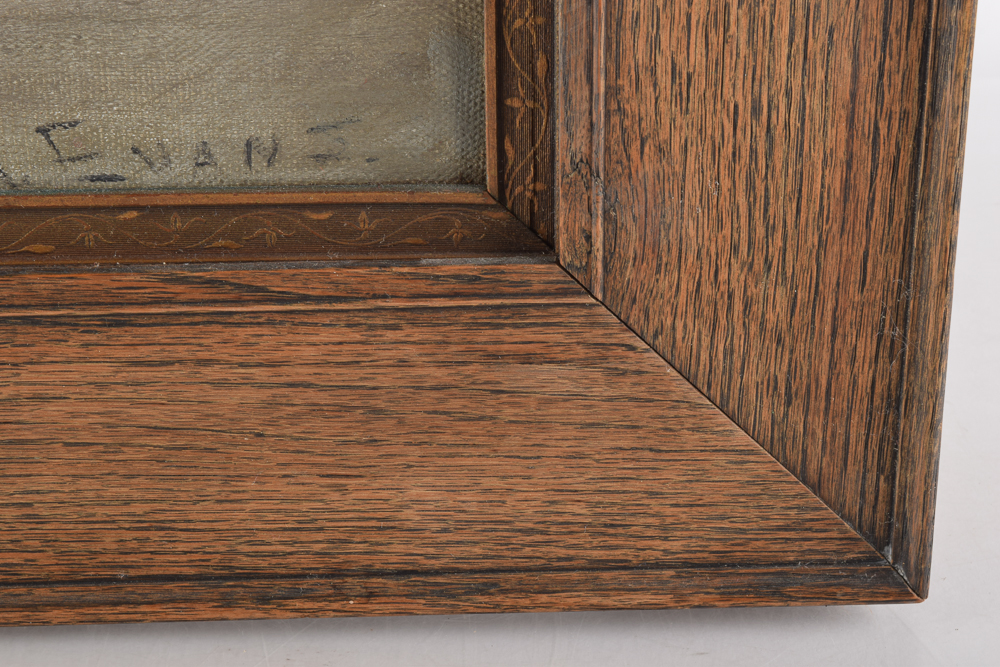 K. Evans Original Signed Nature Morte Oil on Canvas