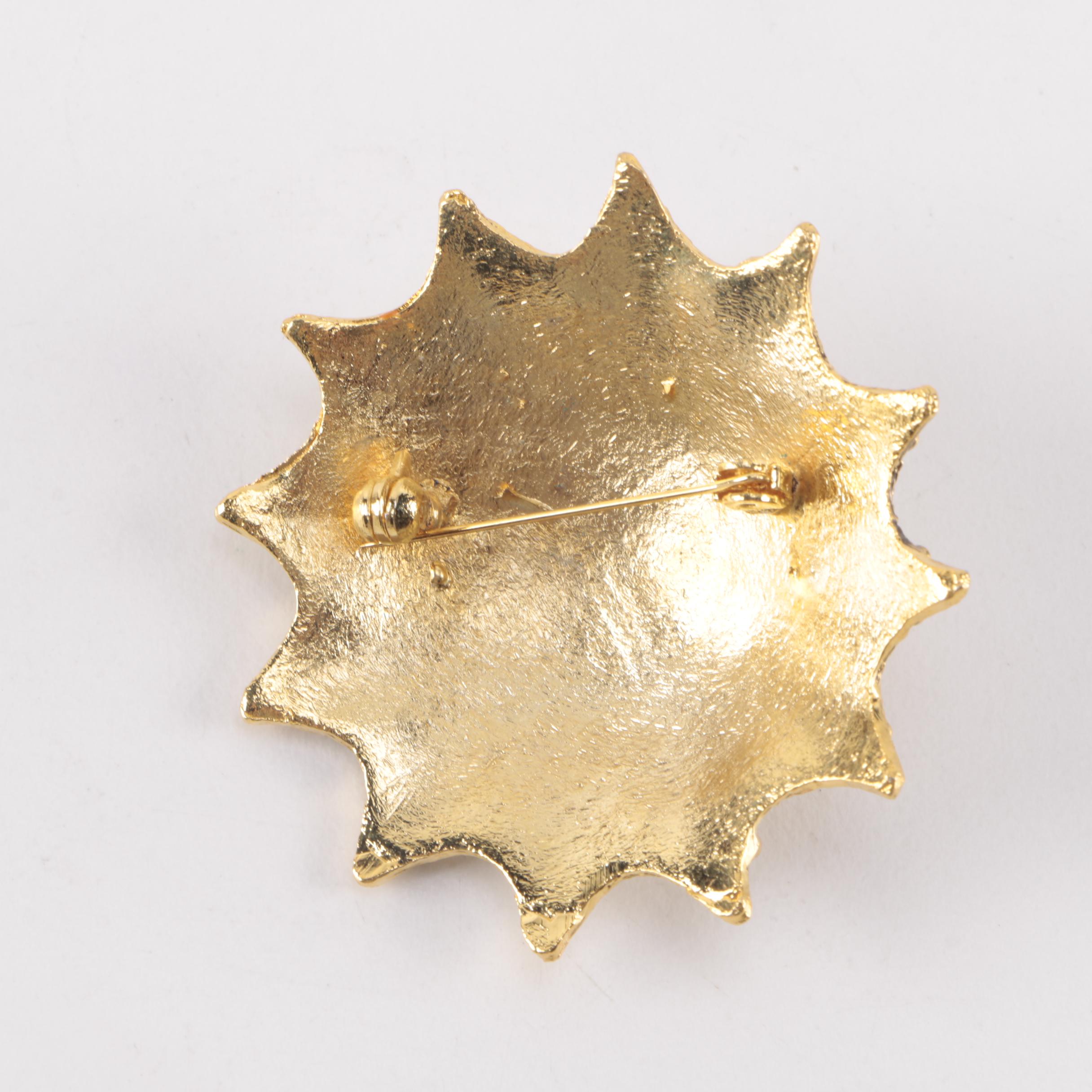 Gold-Tone Costume Jewelry Including Belt Buckles