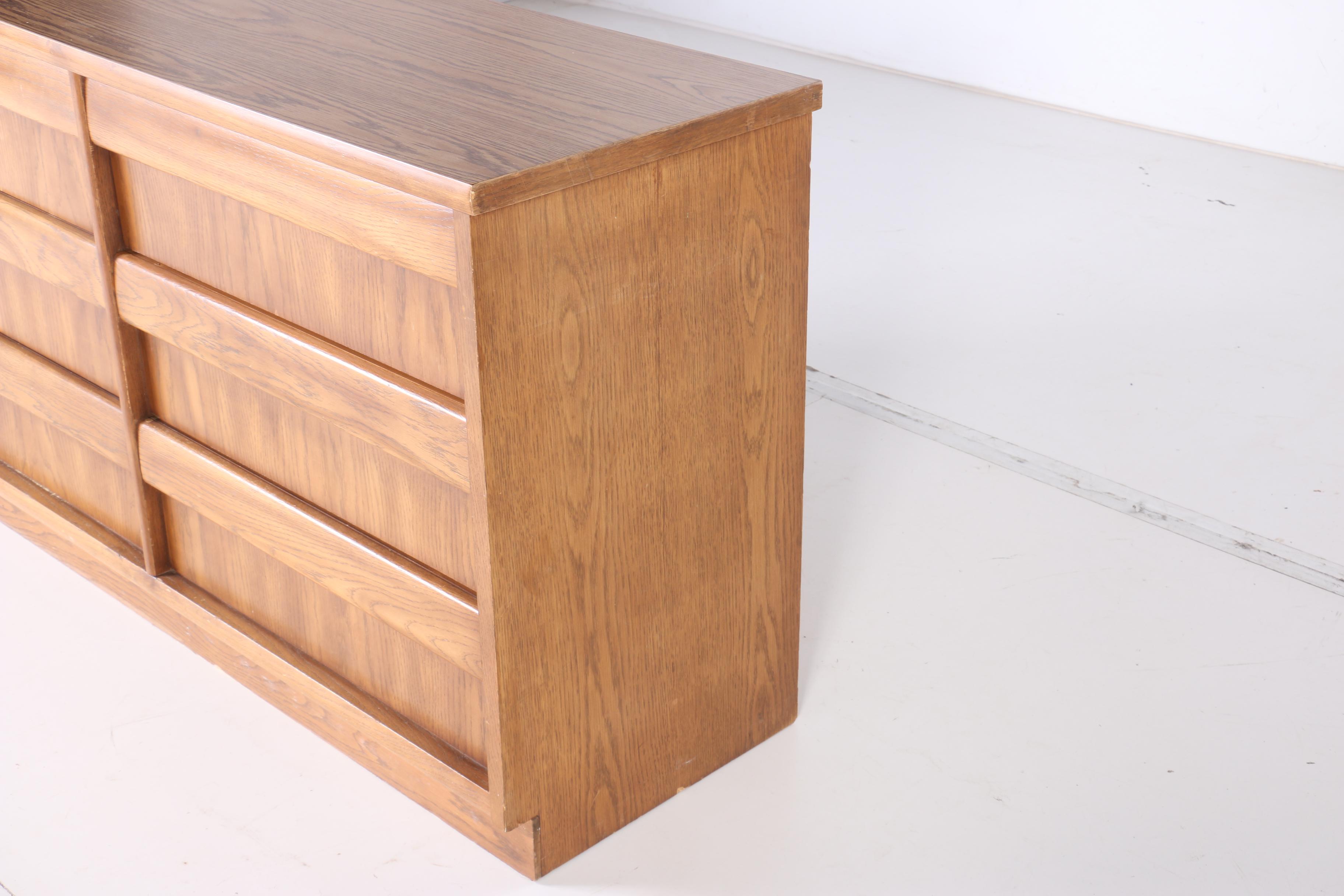 Contemporary Oak Dresser