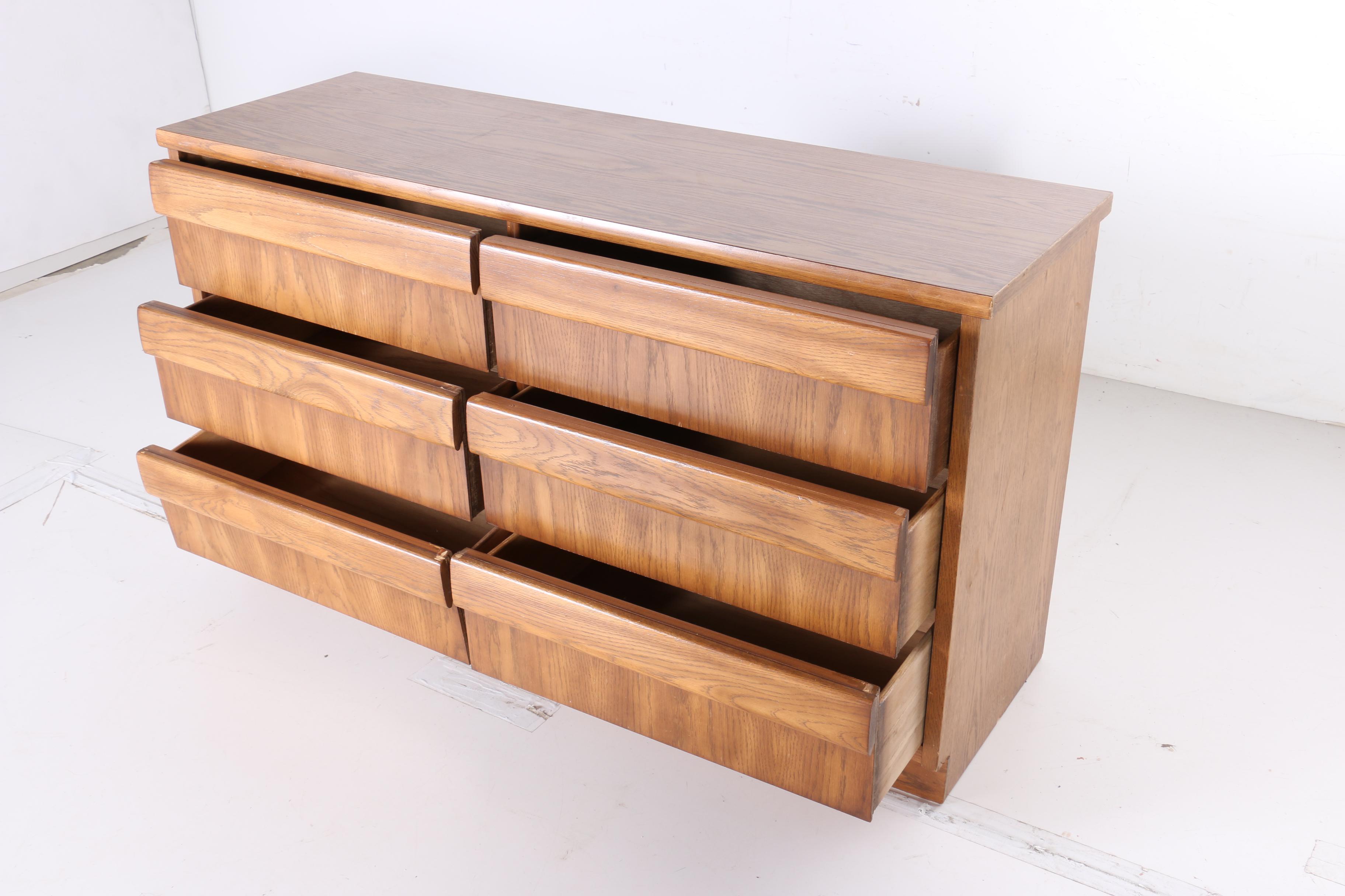 Contemporary Oak Dresser