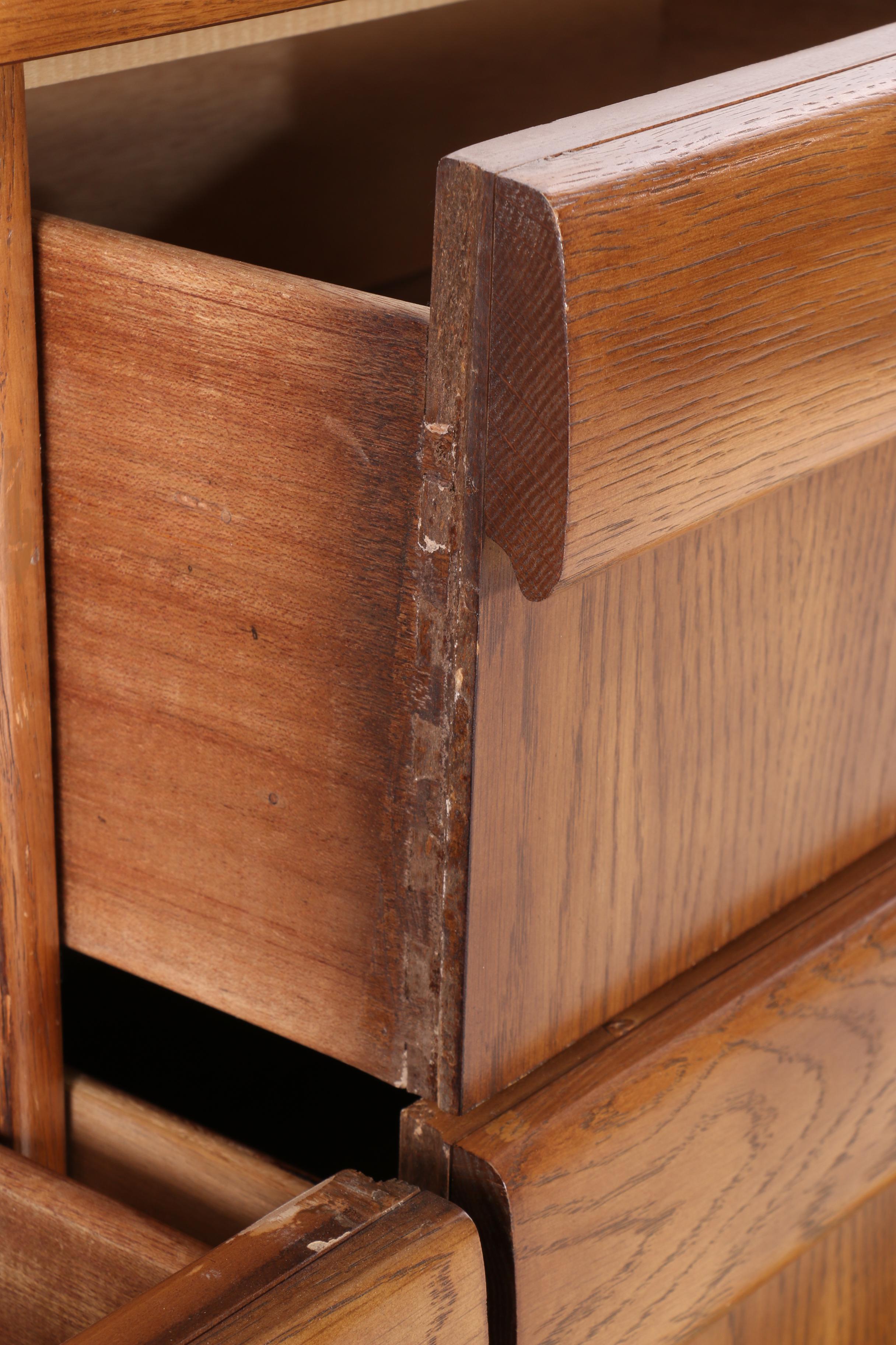 Contemporary Oak Dresser