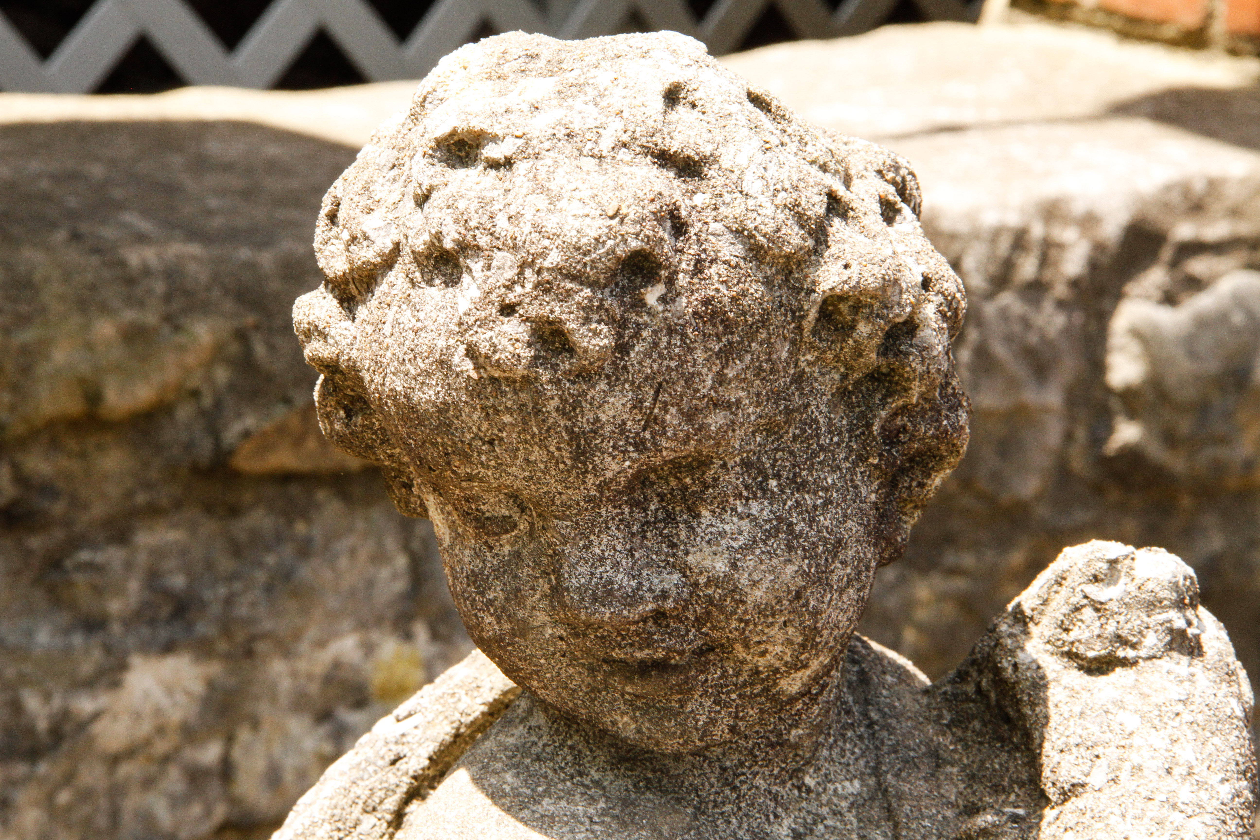 Concrete Cherub Garden Statues